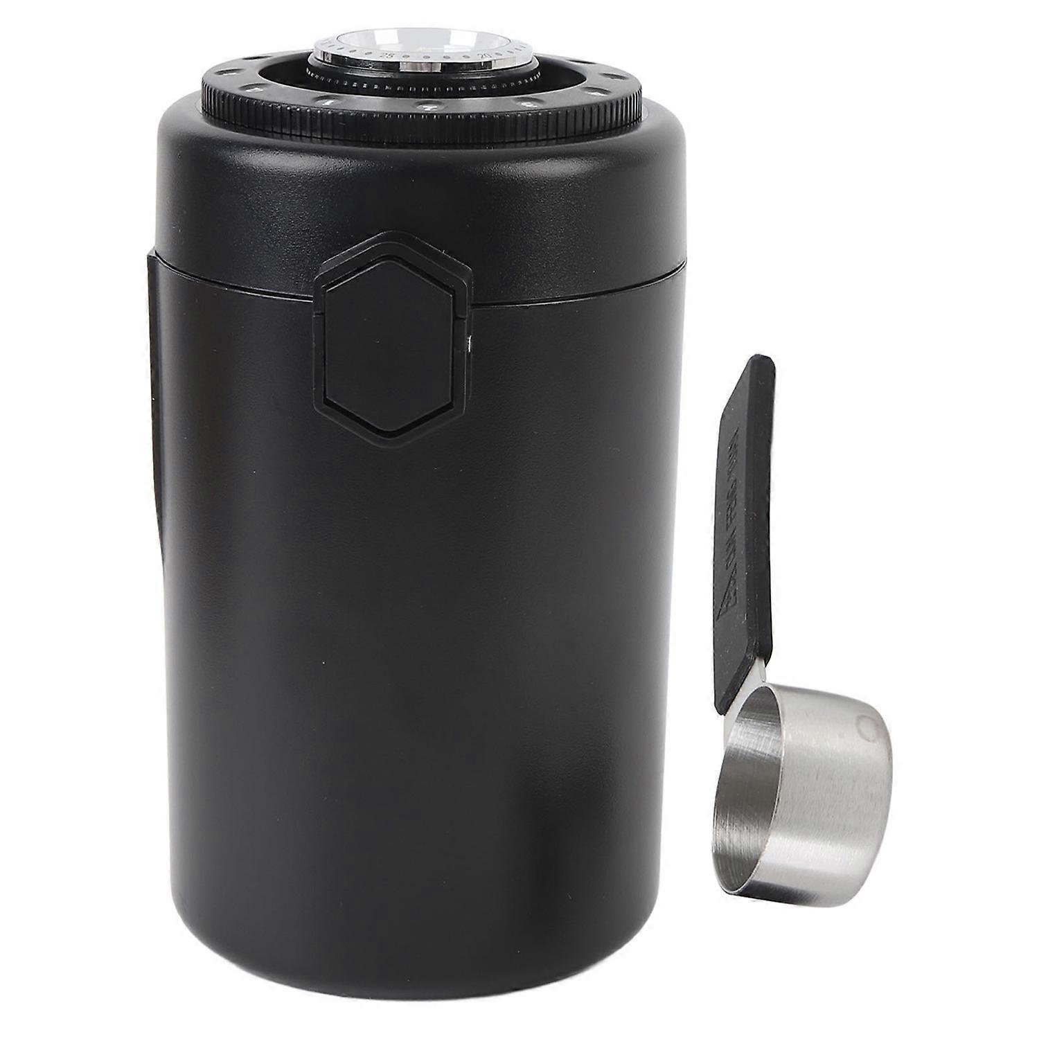 Luftdichter Kaffeebehälter 600 Ml Aus Edelstahl 304 Zur Aufbewahrung Von Kaffeebohnen Mit Feuchtigkeitsüberwachung