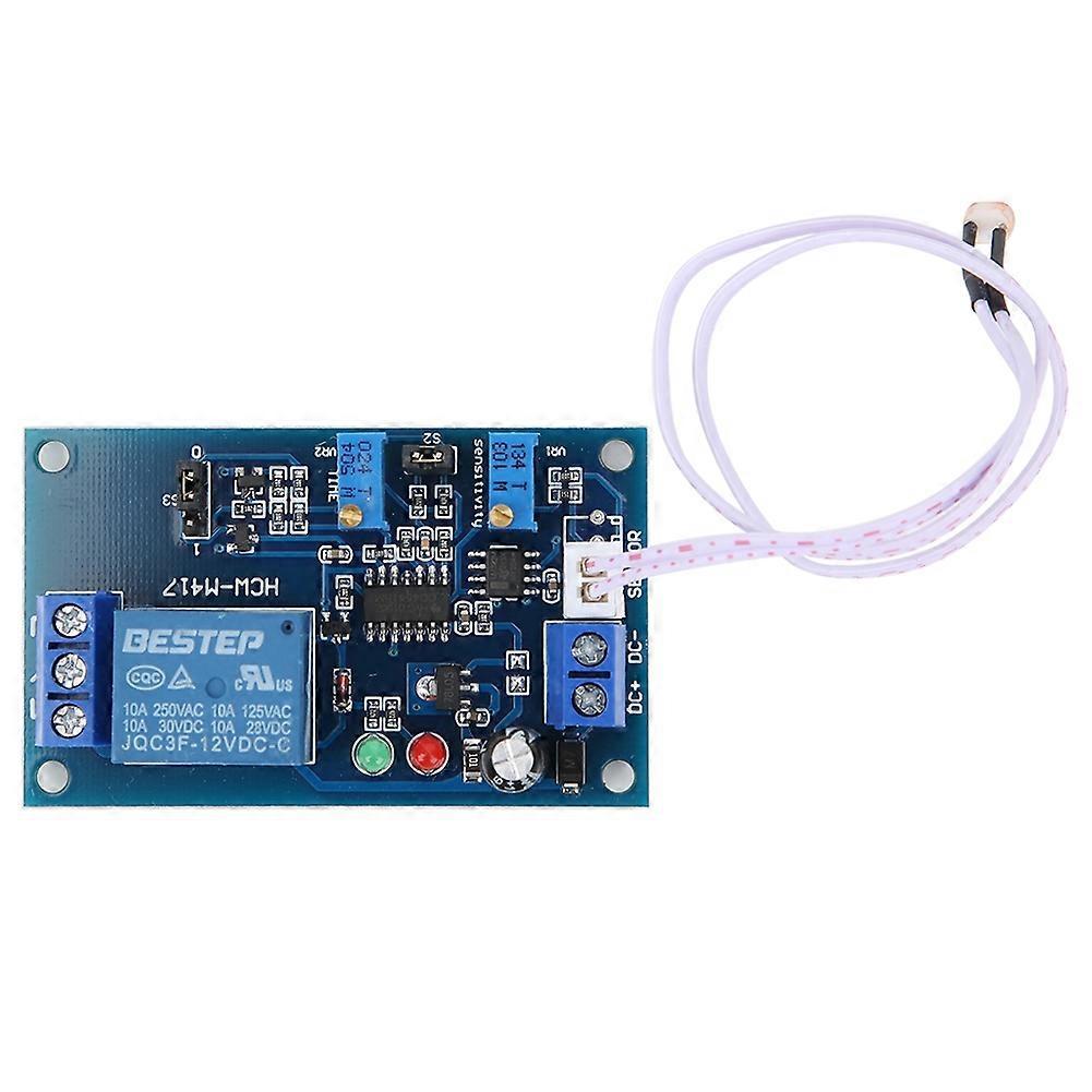 Xhm131 Fotosensitives Relaismodul, Lichtgesteuerter, Verzögerungseinstellbarer Schalter Ohne Lichtinduktion (12 V)