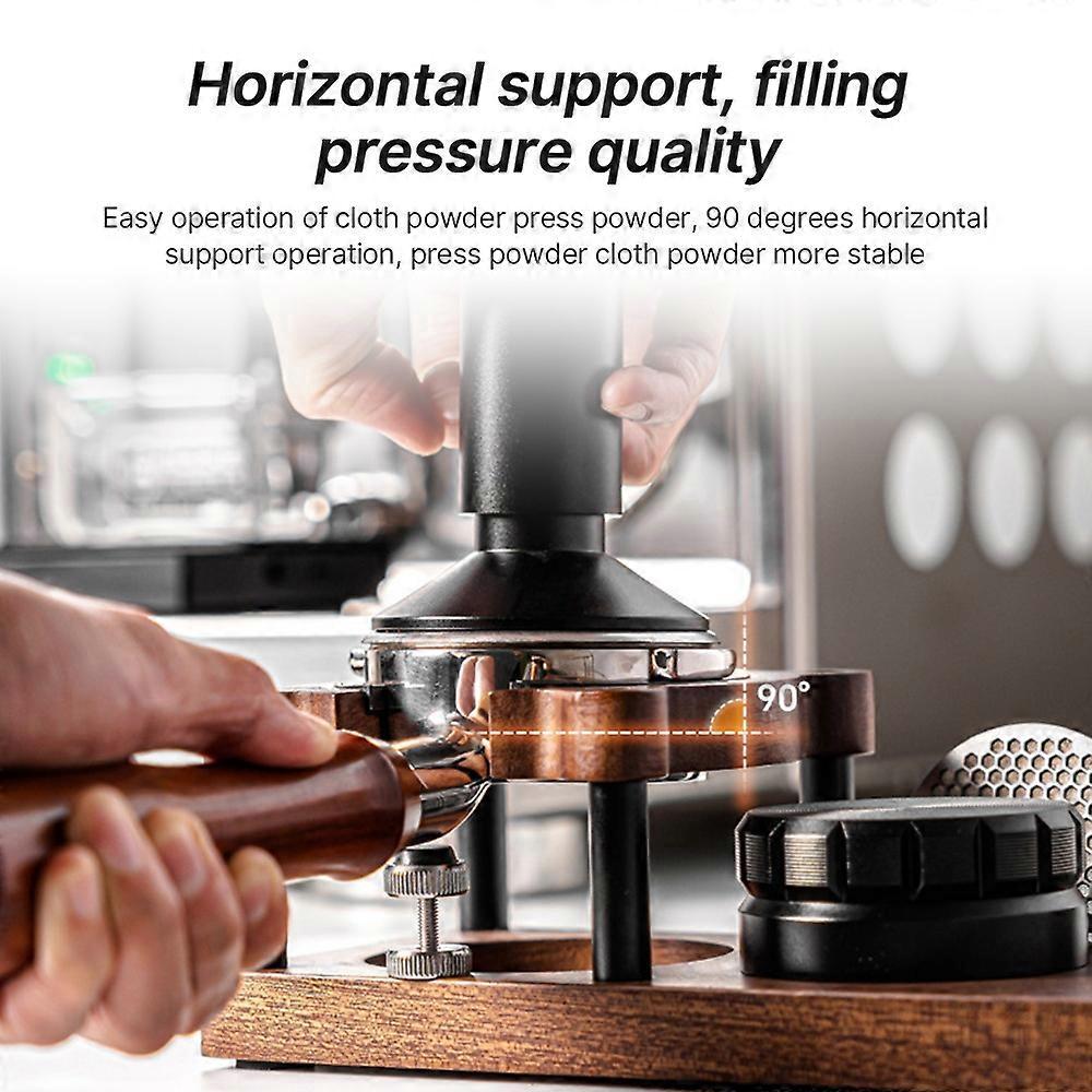 Espresso-tampstation Mit 2 Verteilwerkzeughaltern, 51–58 Mm Universal-siebträgerhalter Natura