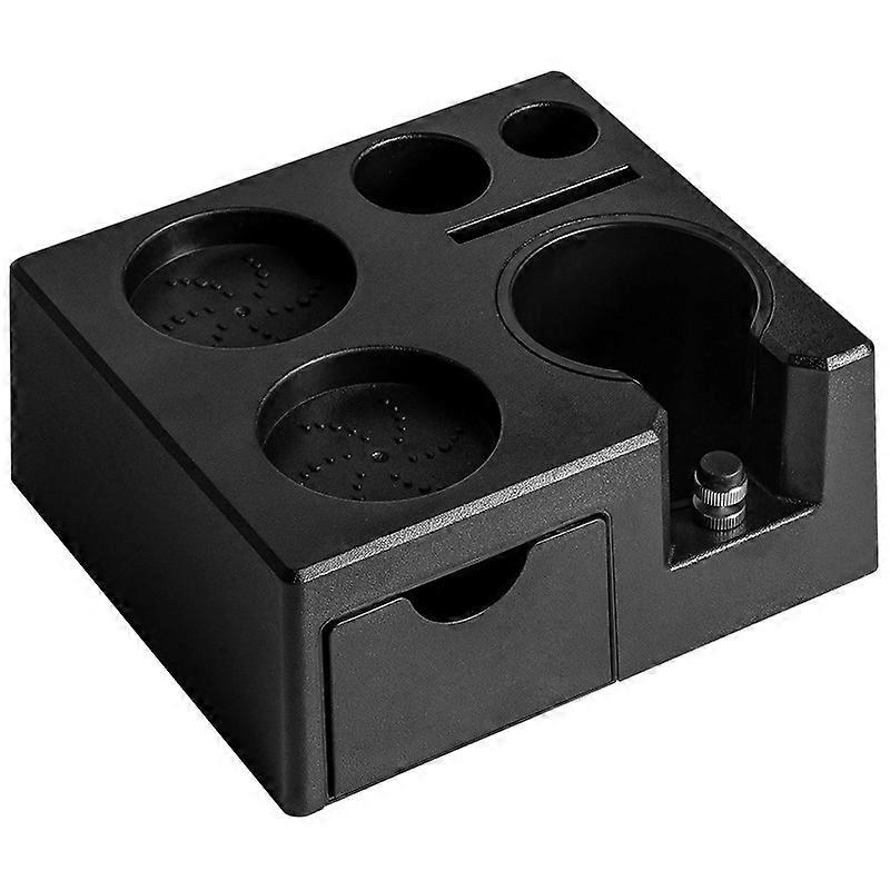 Espresso-tamperstation, Höhenverstellbarer Siebträgerhalter (51–54/58 Mm) Mit 4 Tampern Und Verteiler