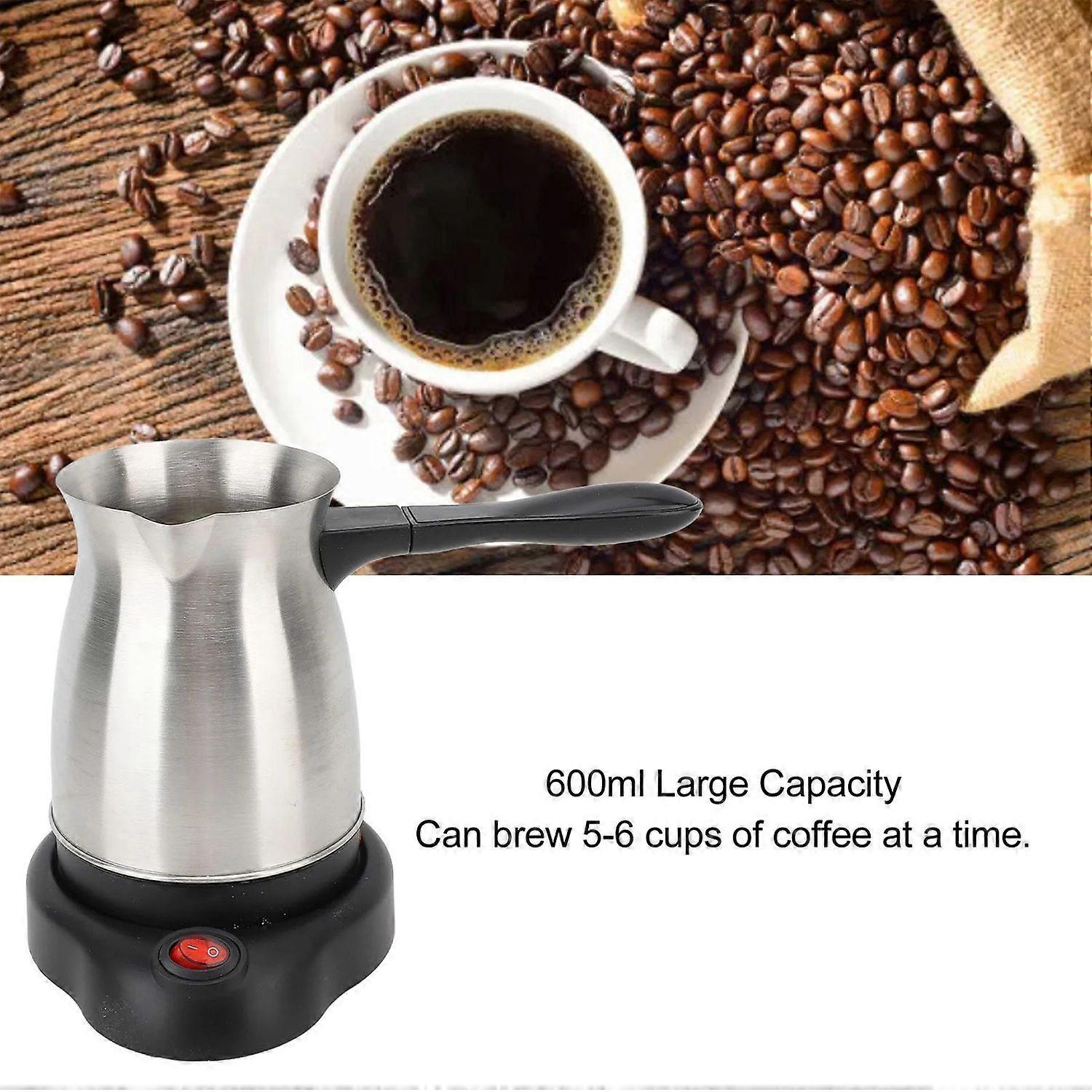 Elektrische Türkische Kaffeemaschine Mit 600 Ml/20 Oz Kaffeekanne, Multifunktionale Espressomaschine, Teemaschine