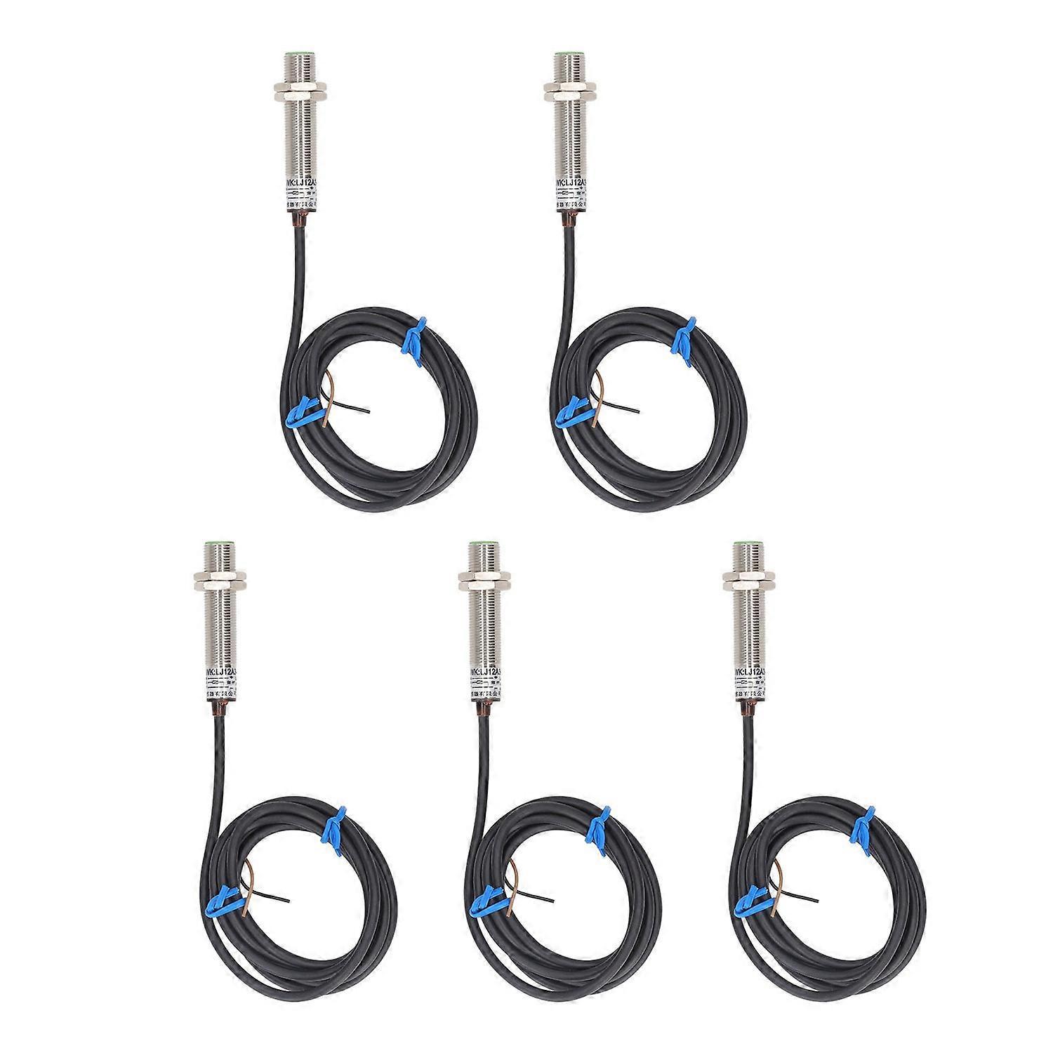 Stück Annäherungssensor M12 X 1, Nicht Eingebettet, Ip65 Wasserdicht, Pnp-induktiver Näherungsschalter, 6–30 V Dc