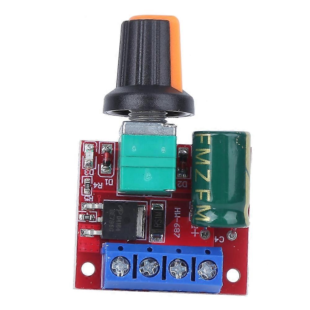 Stück Drehzahlregler Pwm Mini-gleichstrommotor 4,5 V–28 V, Einstellbarer Treiberschalter, Led-modul, 5 A