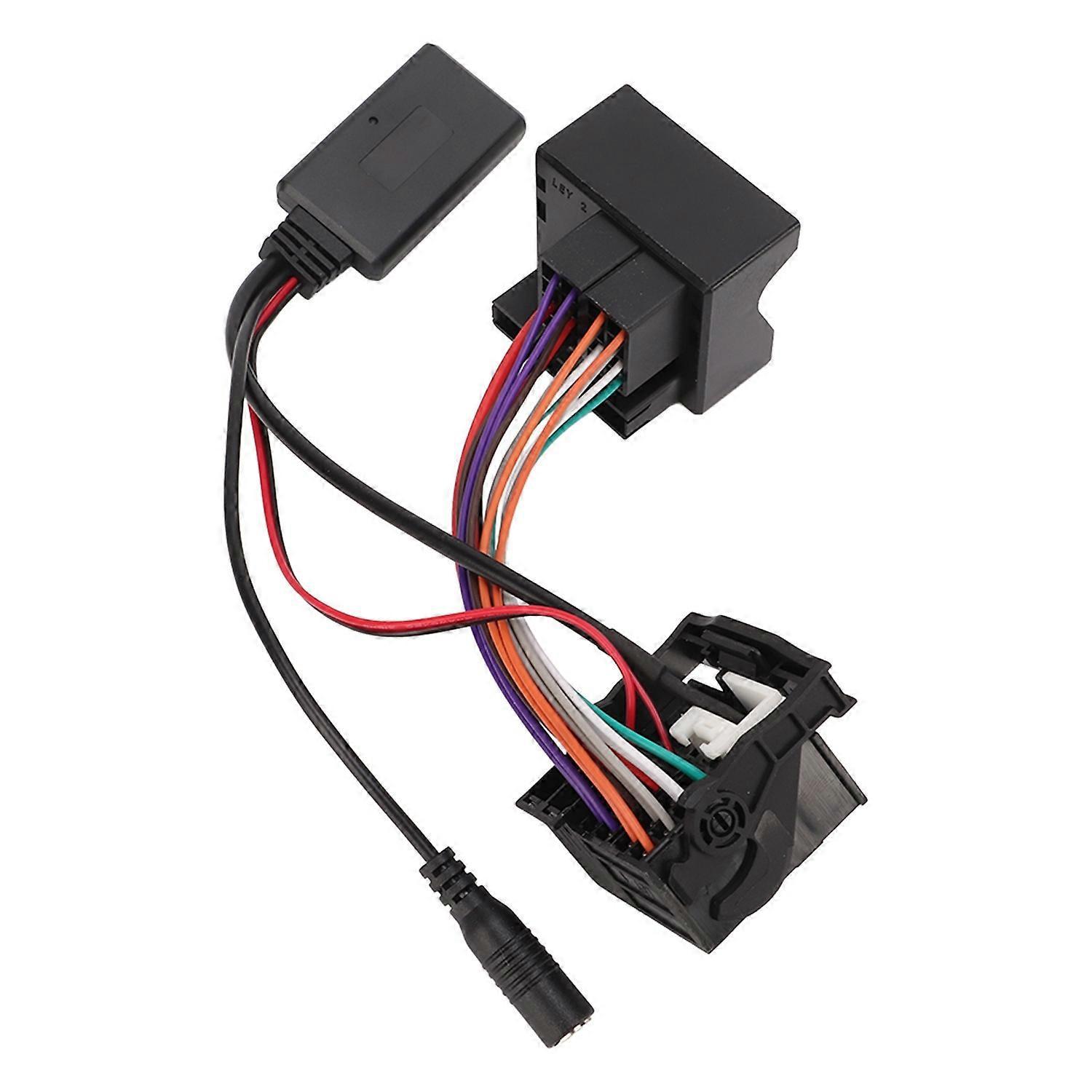 Bluetooth 5.0-kabel (12-poliger Aux-anschluss) Mit Freisprechfunktion Und Mikrofon Als Ersatz Für E60, E63 Und E64