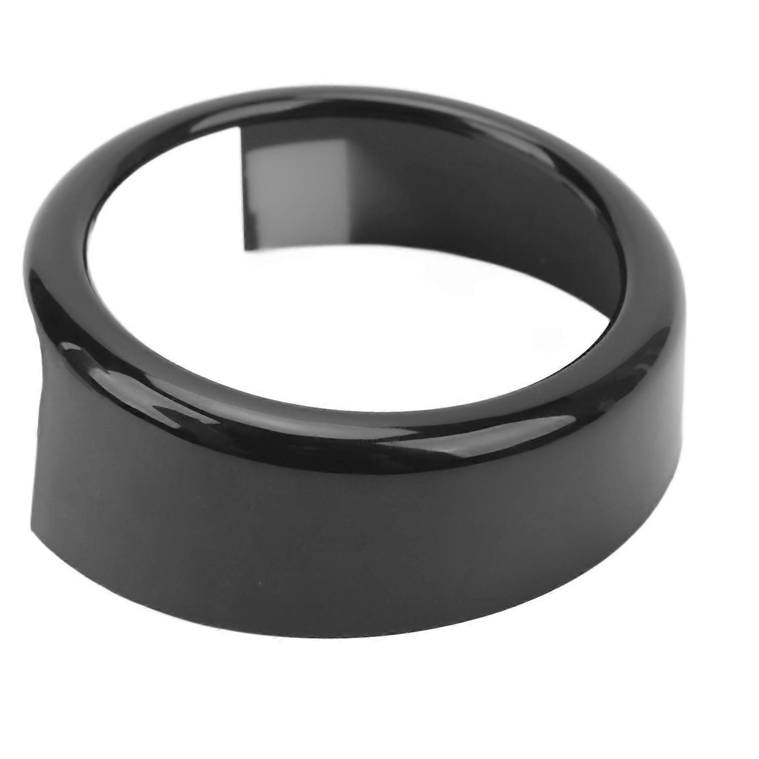 Kühlergrill-emblem-logo-ring, Glänzend Schwarz, Außenemblem-dekorabdeckung, Zieraufkleber, Ersatz