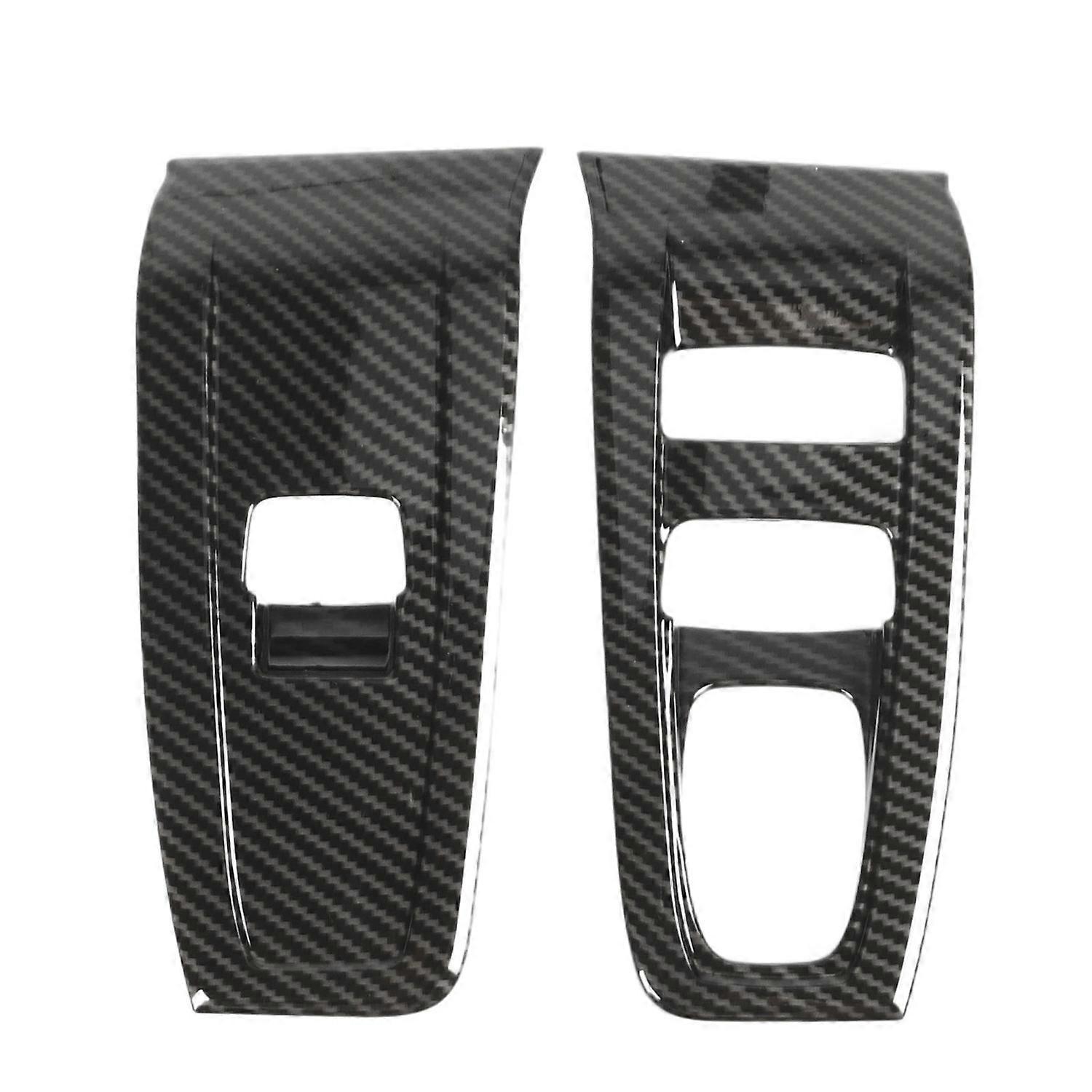 Stück Fensterheberschalter-zierblenden In Carbon-optik Mit Edler Textur Als Ersatz Für Subaru Brz Zn8 Z