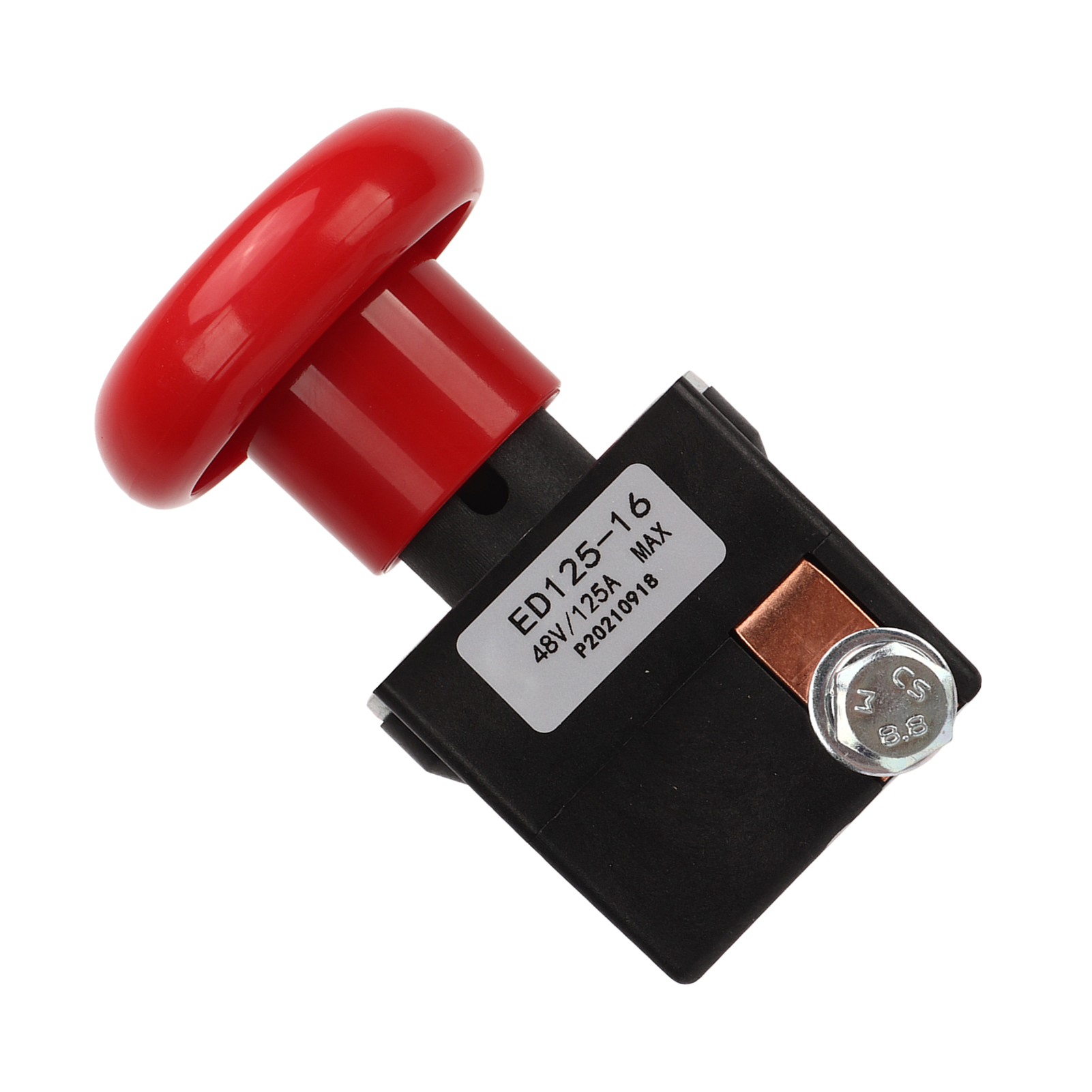 Not-aus-schalter 48v 125a Metalllegierung Ed125‑16 Stoppknopf Passend Für Die Meisten Gabelstapler