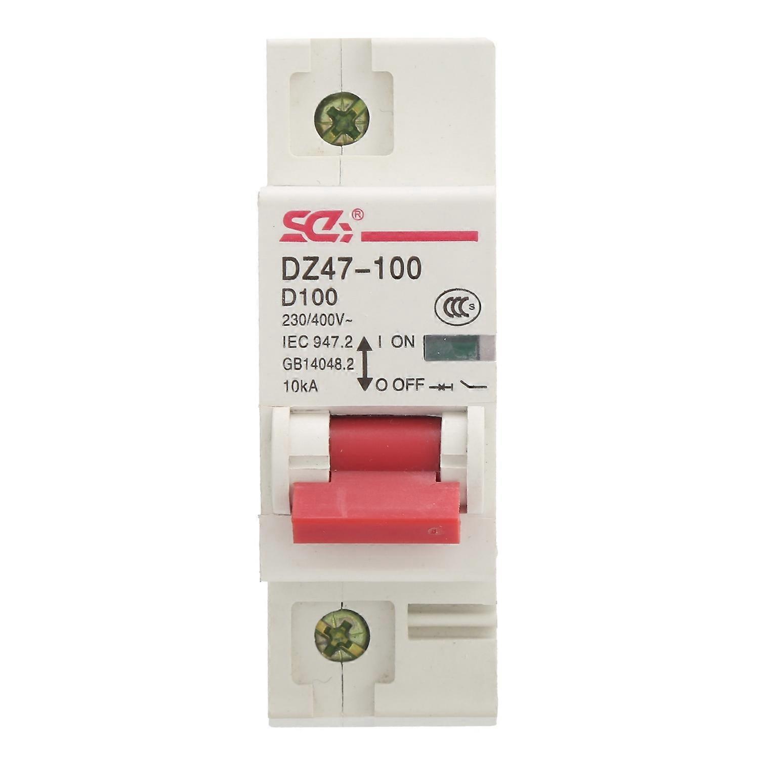 Dz47-100 1p D80100a Miniatur-leistungsschalter Haushaltsluftschalter Typ D