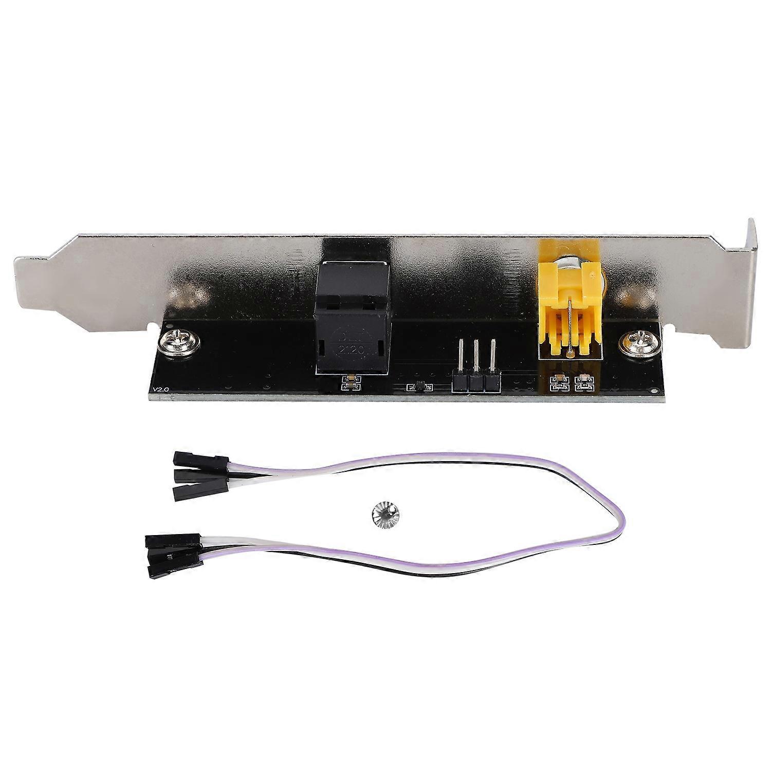 Digitales Baffle Universal-motherboard Spdif Glasfaser-koaxial-vergoldete Schnittstelle Dtsac3lpcm