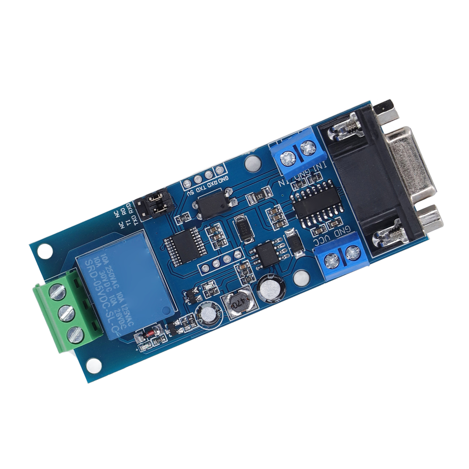 1-kanal-relaismodul-steuerschalter-relaisplatine Mit Rs232-ttl-uart-kommunikationsschnittstelle (dc 7–24 V)