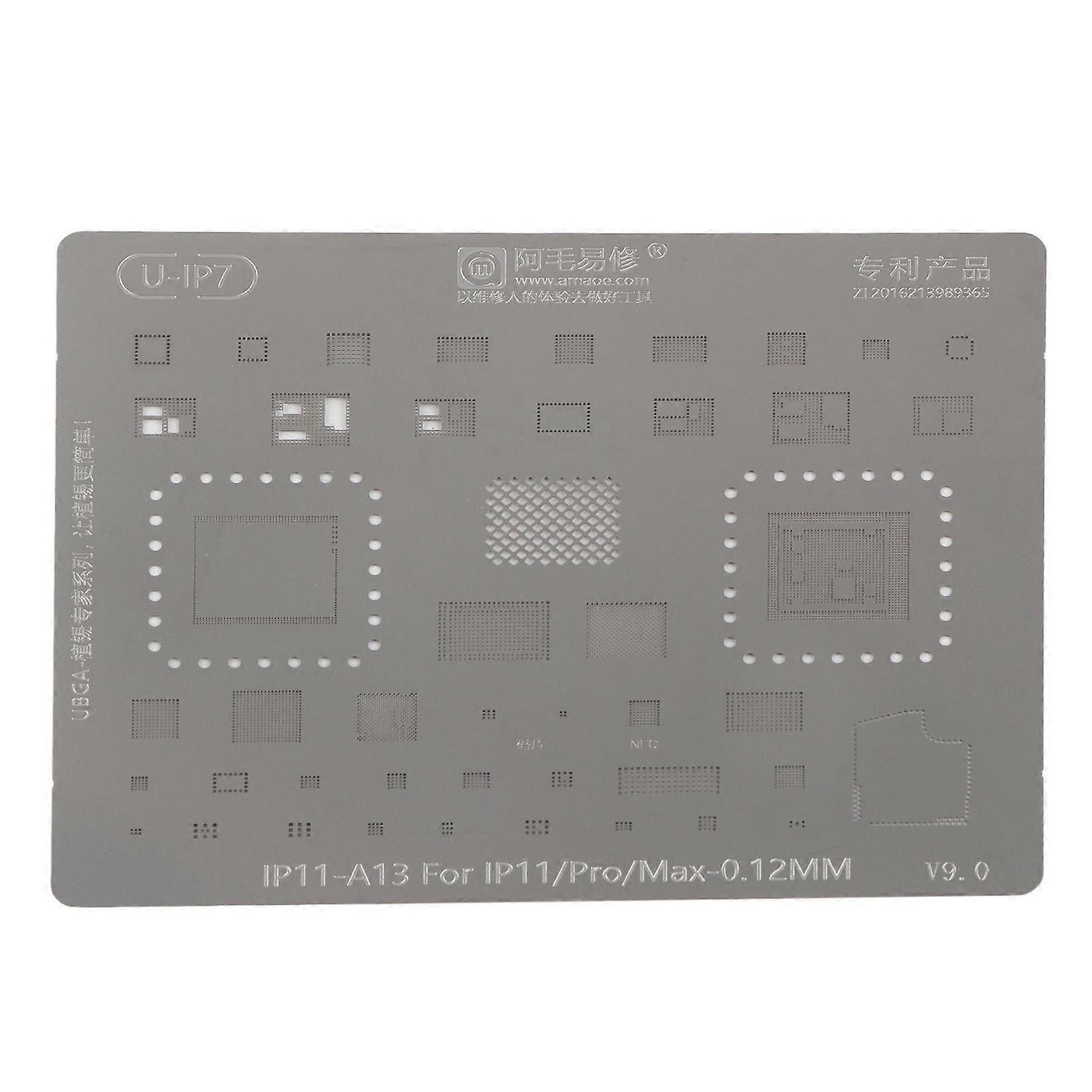 Cpu-bga-reballing-schablone Für Iphone 11 Pro Max