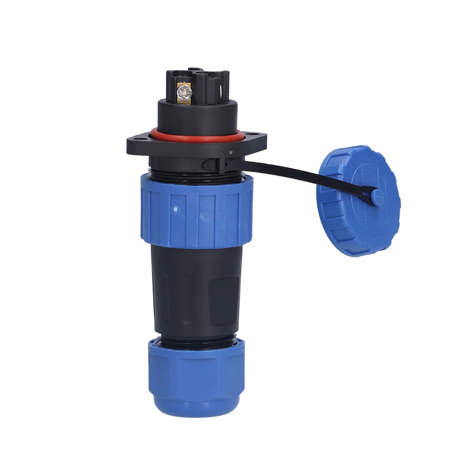 Ip68 Wasserdichter Stecker, Flansch-stoßanschluss, Luftfahrt-stromanschluss 250 V 612 Mm Lp20 (4-polig)