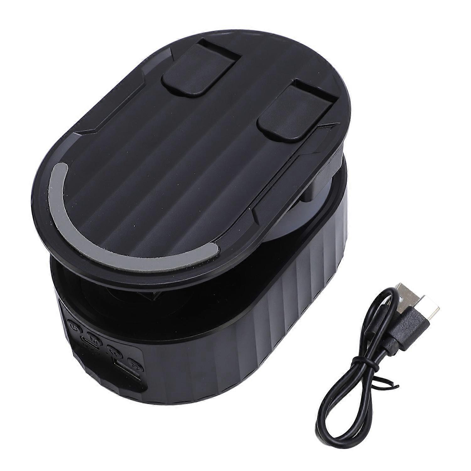 Lautsprecher Mit Faltbarer Handyhalterung, Powerbank, Farbigem Licht, Kabelloser Induktions-bluetooth-lautsprecher