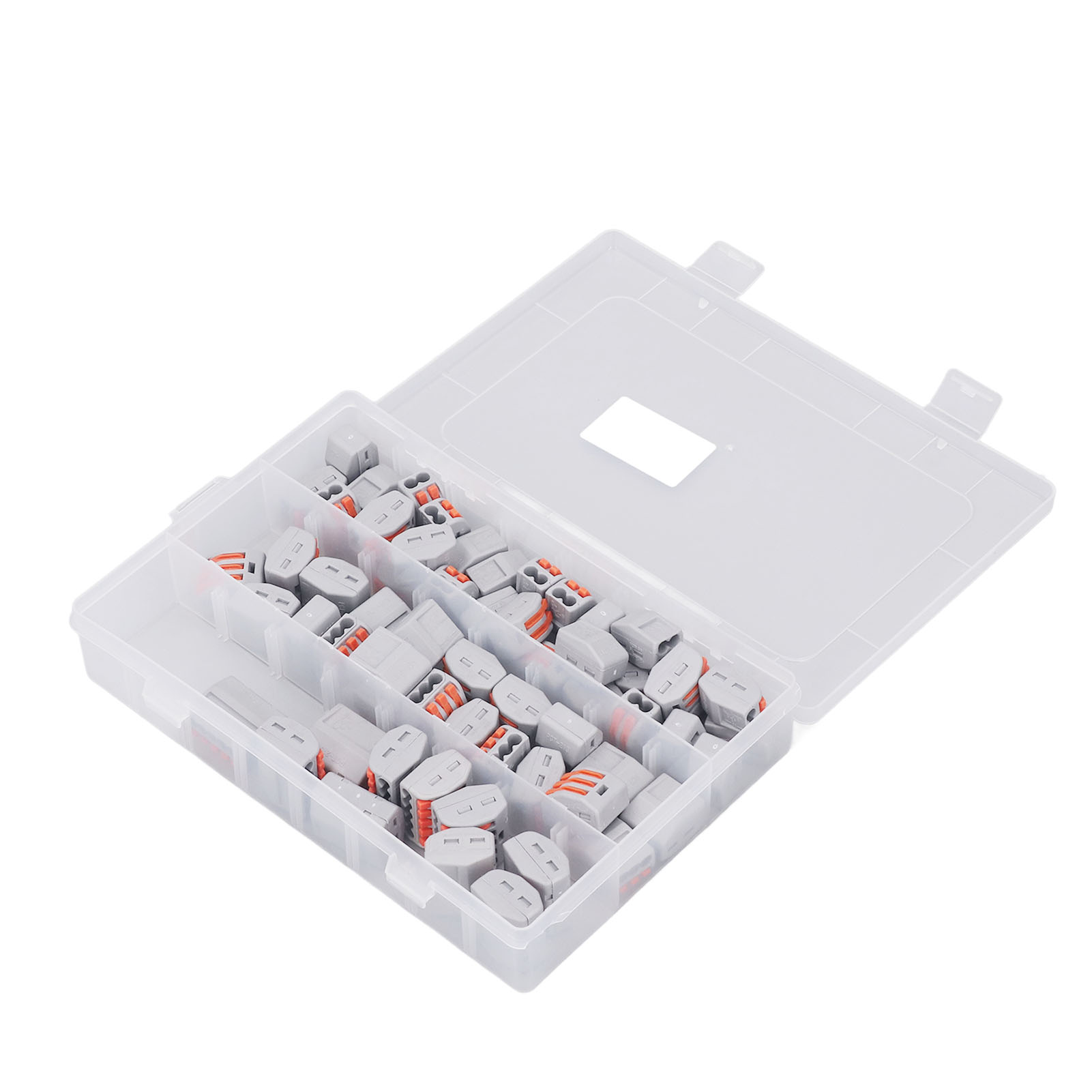 60 Stück Pct Hebel-drahtverbinder, Anti-aging, Drucktyp, Schnellkupplungs-hebelkabelverbinder, 250 V, 4 Kv