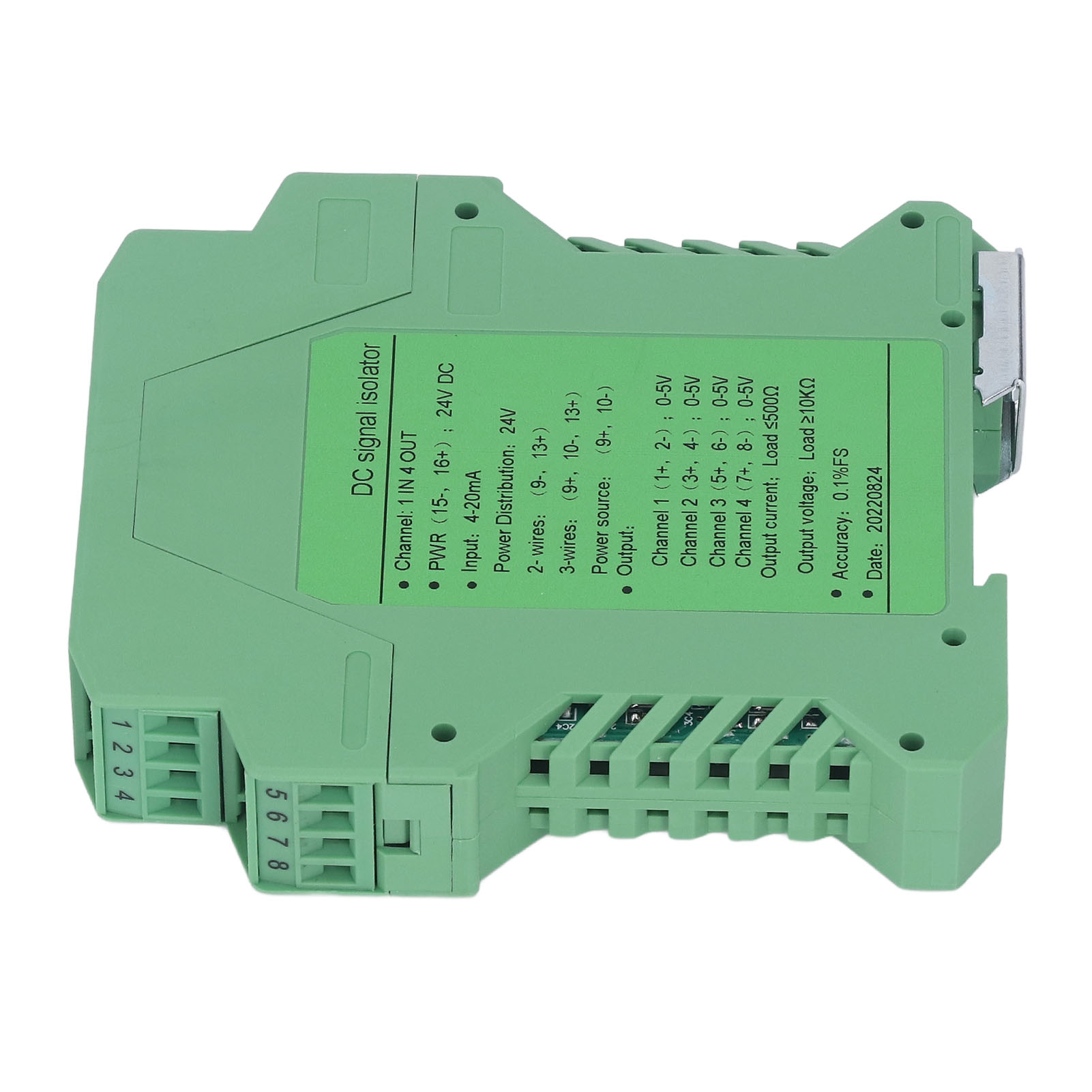 Gleichstromsignalisolator 1 Eingang 4 Ausgang Sps-transmitter-aufbereiter Für Leiterplatte 0-5v