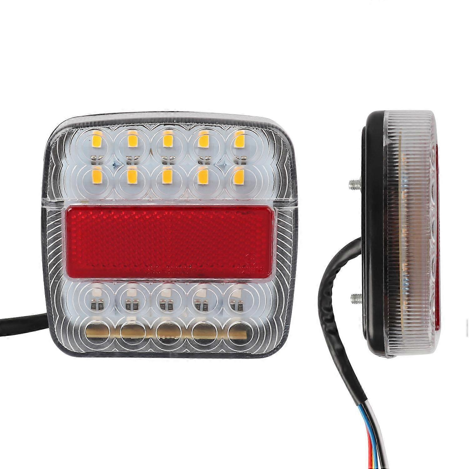 12v Led-rückleuchten Mit Brems-, Blink- Und Bremsfunktion, Geringer Stromverbrauch, Wasserdicht, Lkw-rückleuchte