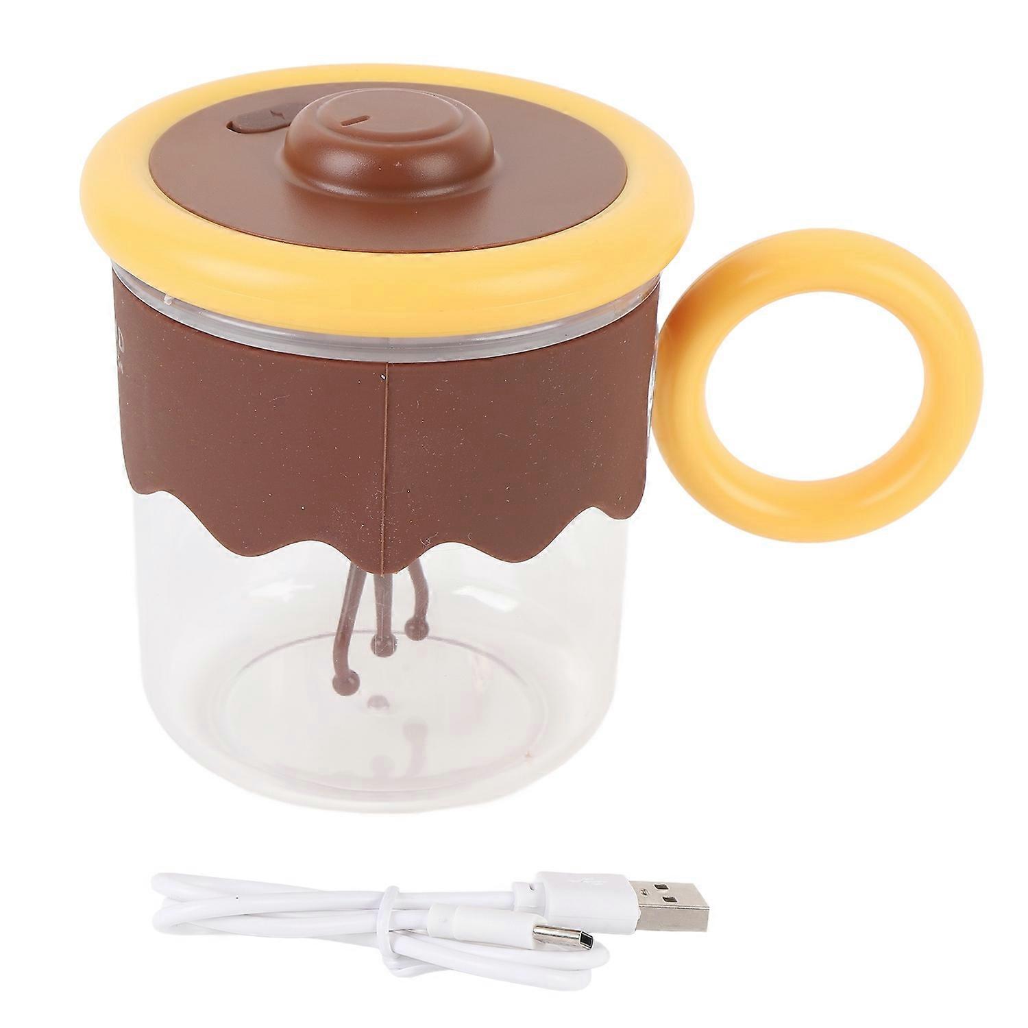 Elektrischer Rührbecher Für Kaffee, 400 Ml, Ein-klick-rührfunktion, Niedlicher Tragbarer Kunststoffbecher Mit Automatischer Rührfunktion