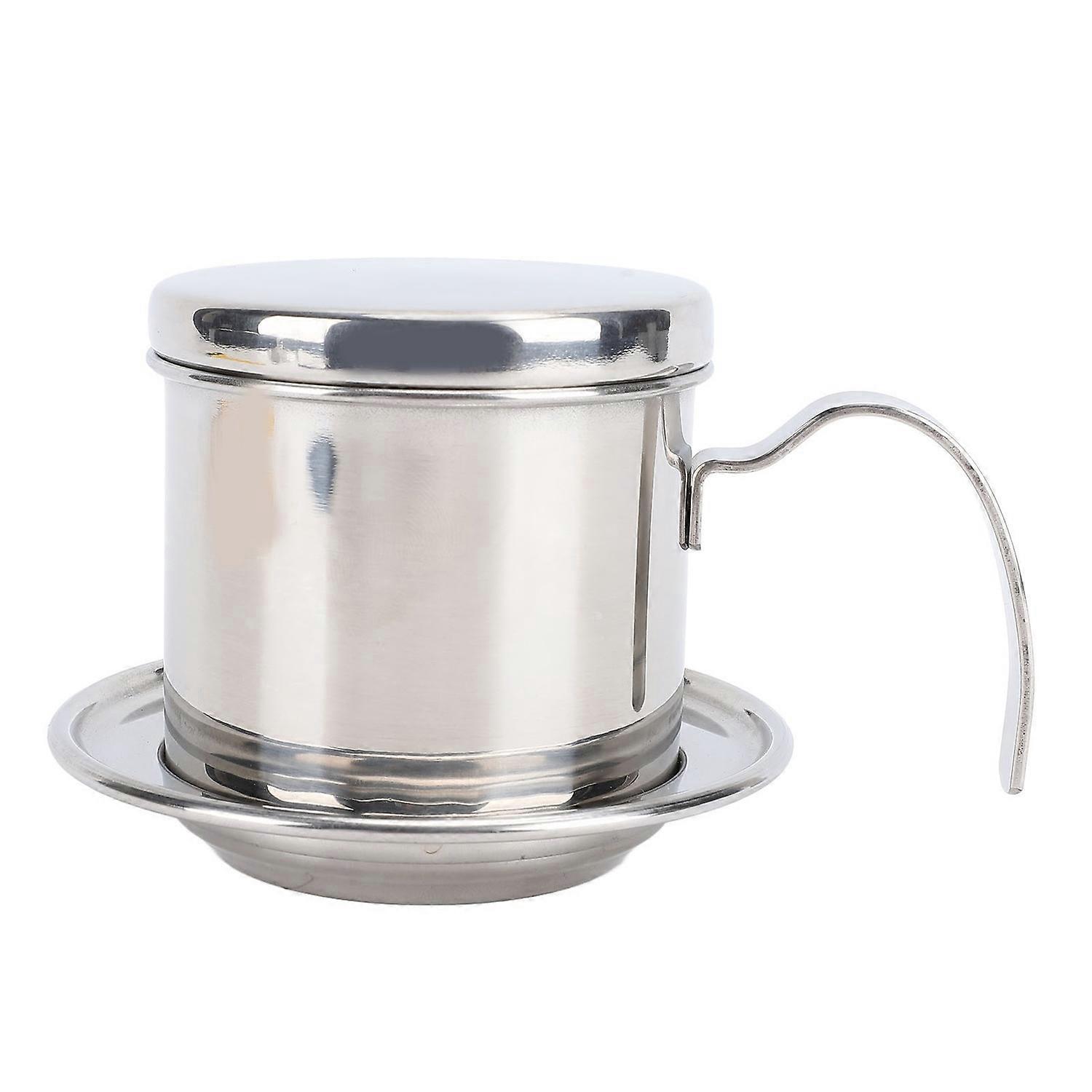 Tragbarer Vietnamesischer Kaffeebereiter Mit 200 Ml Fassungsvermögen, Verdicktem Edelstahl 304, Für Heißwasserbereitung