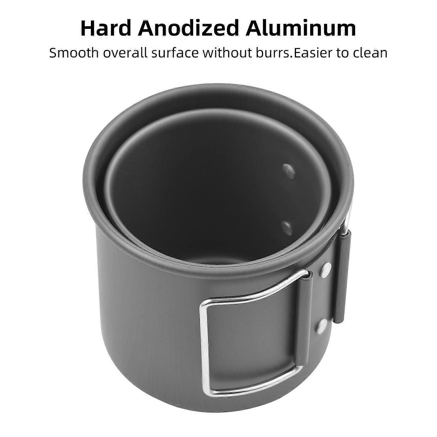 Kaffeefilter-set, Tragbarer Aluminium-reisebecher (450 Ml Und 250 Ml) Mit Filter