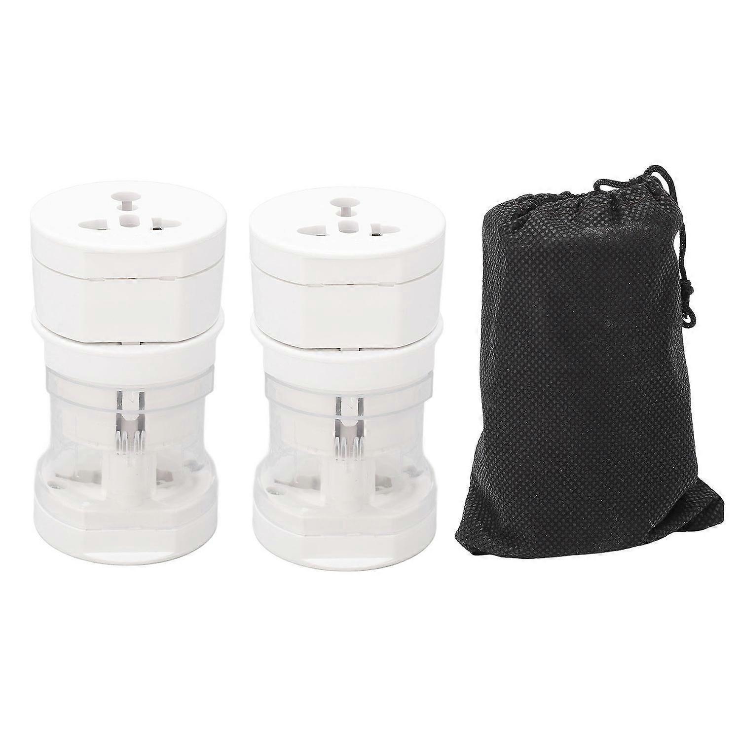 Stück Universal-reiseadapter, Abs-isoliergehäuse, Leichter, Tragbarer Adapter Mit Überspannungsschutz