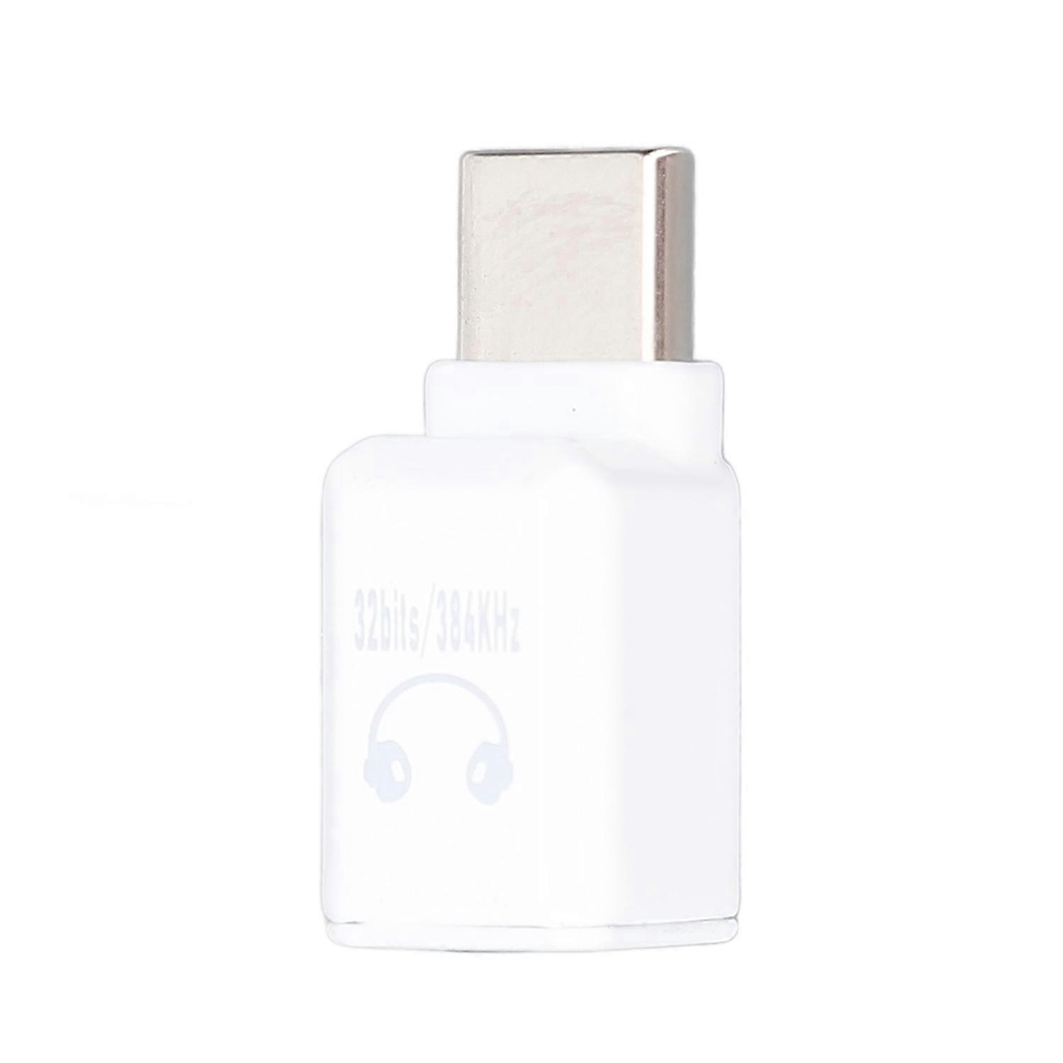 Usb-c-auf-3,5-mm-kopfhöreradapter, 32-bit-384-khz-hifi-dac, Typ-c-auf-kopfhöreranschluss-dongle Für 16