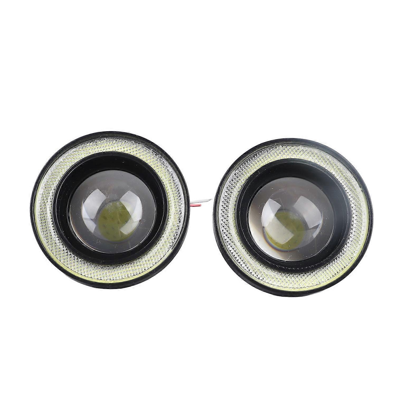 3,5-zoll-auto-nebelscheinwerfer, Aluminiumgehäuse, Wasserdicht, Helles Led-universal-weißlicht, Außenring, 30 W, Vorne