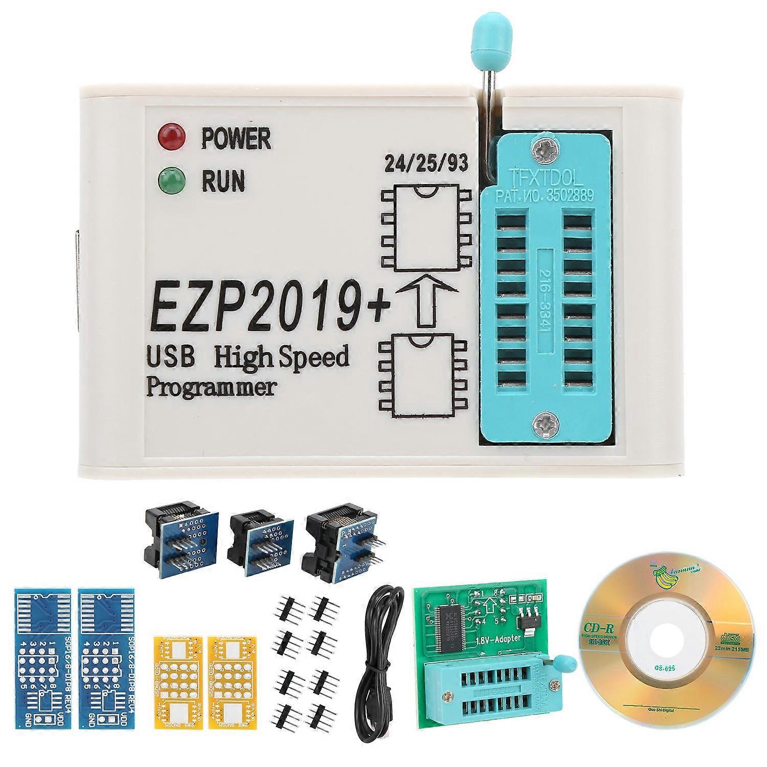 Ezp2019 Hochgeschwindigkeits-programmiersockeladapter Unterstützt Chips Der Serien 25/25/26/93