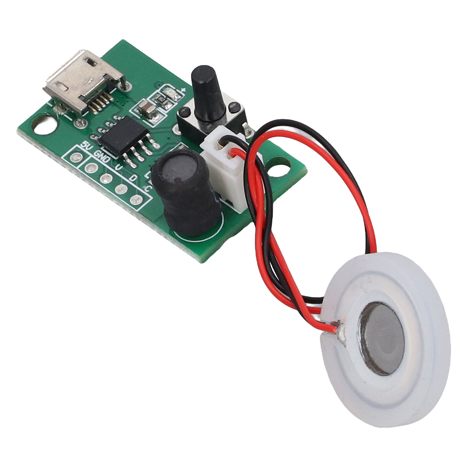 Zerstäubungsscheibe 2w Usb-luftbefeuchtermodul Großes Sprühvolumen Geräuscharmer Nebelgenerator Zerstäubungsplatte Für Diy 5v