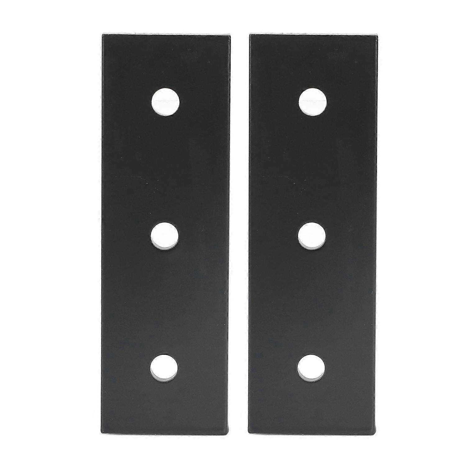 2 Stück Verbindungsplatten Aus Aluminiumlegierung Mit 3 Löchern, Flache Reparaturwinkel Für Möbel 4040