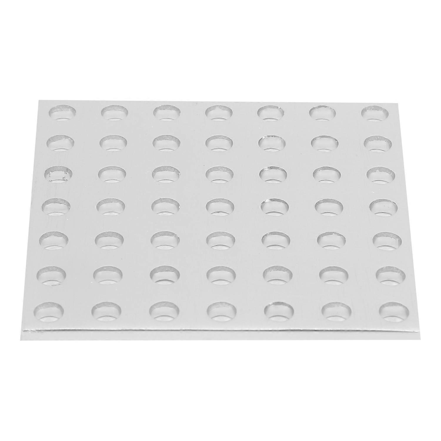 3116‑0056‑0056 Aluminium-gitterplatte Mit Ausgezeichnetem Verhältnis Von Festigkeit Zu Gewicht, 7 X 7 Löcher