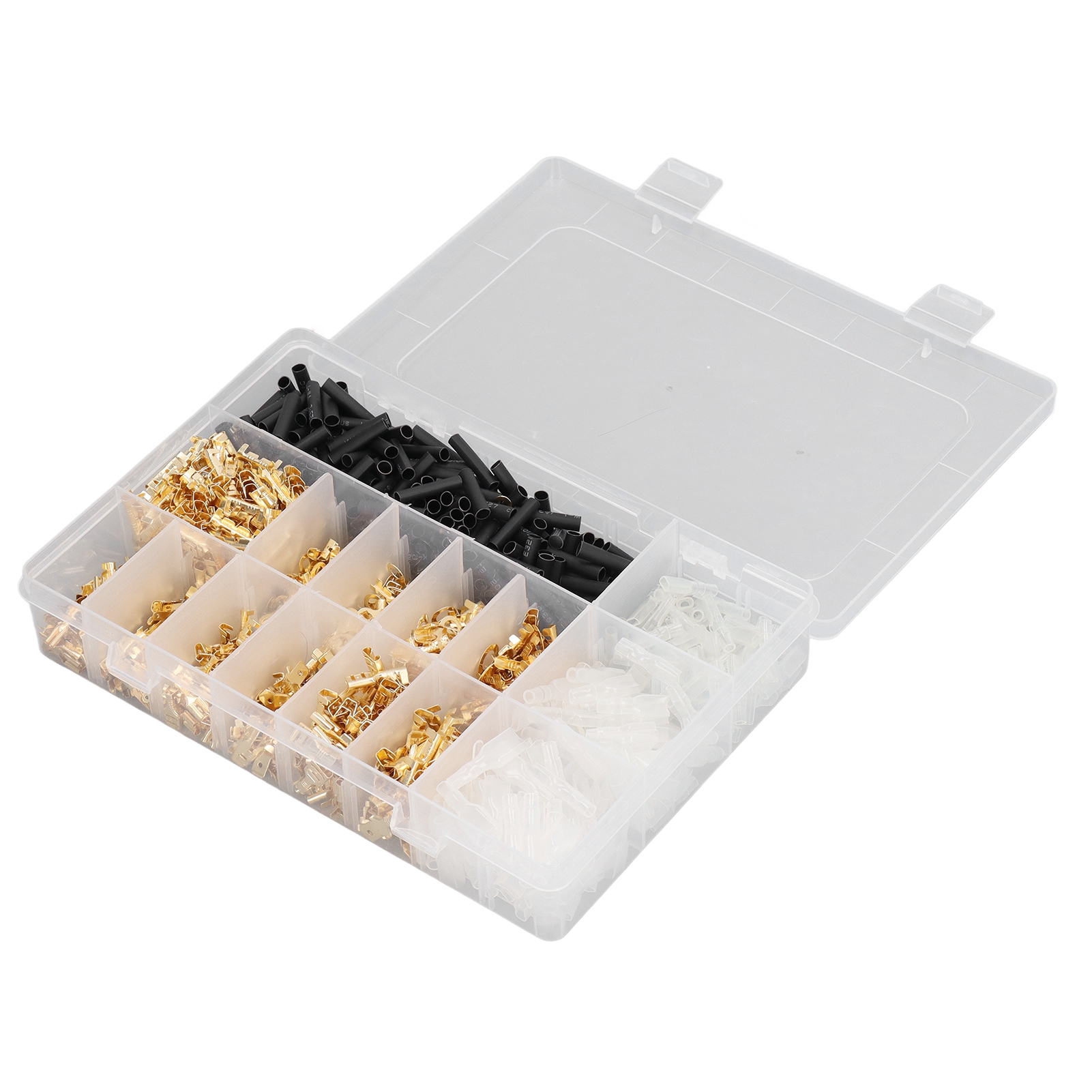 1050-teiliges Kabelanschluss-set (2,8 Mm, 4,8 Mm, 6,3 Mm, Stecker/buchse, Ring- Und Flachsteckverbinder)