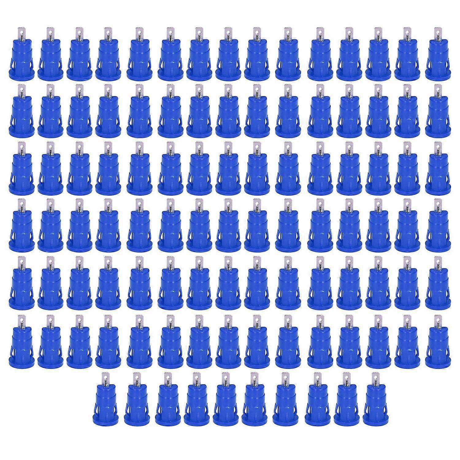 100 Stück Bananenstecker-anschlussklemmen, 4 Mm Sicherheitsringklemmen, Vernickelte Kupferklemmen