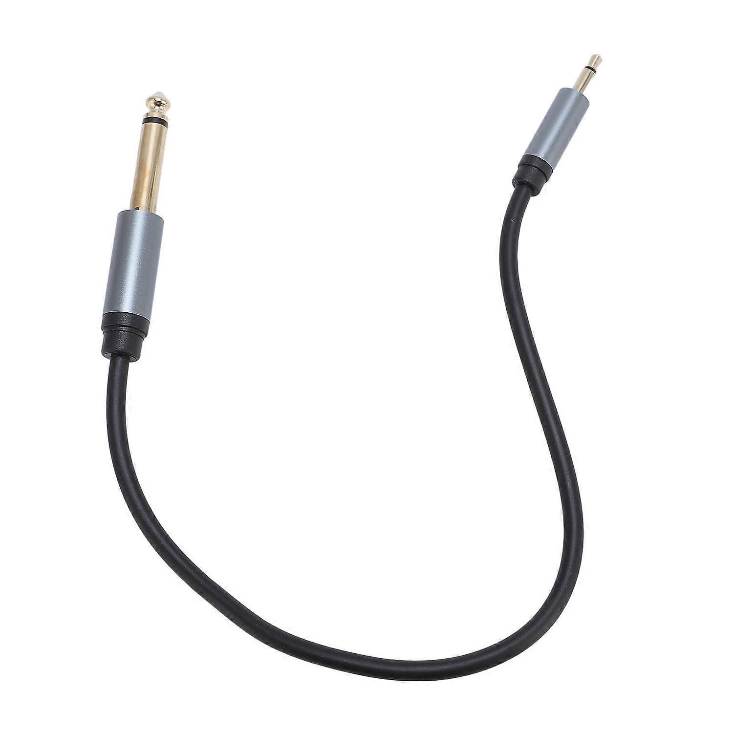 3,5-mm-mono-stecker Auf 6,35-mm-mono-stecker-audiokabel, 30 Cm (11,8 Zoll), 6,35 Mm Auf 3,5 Mm Kopfhöreradapterkabel Für