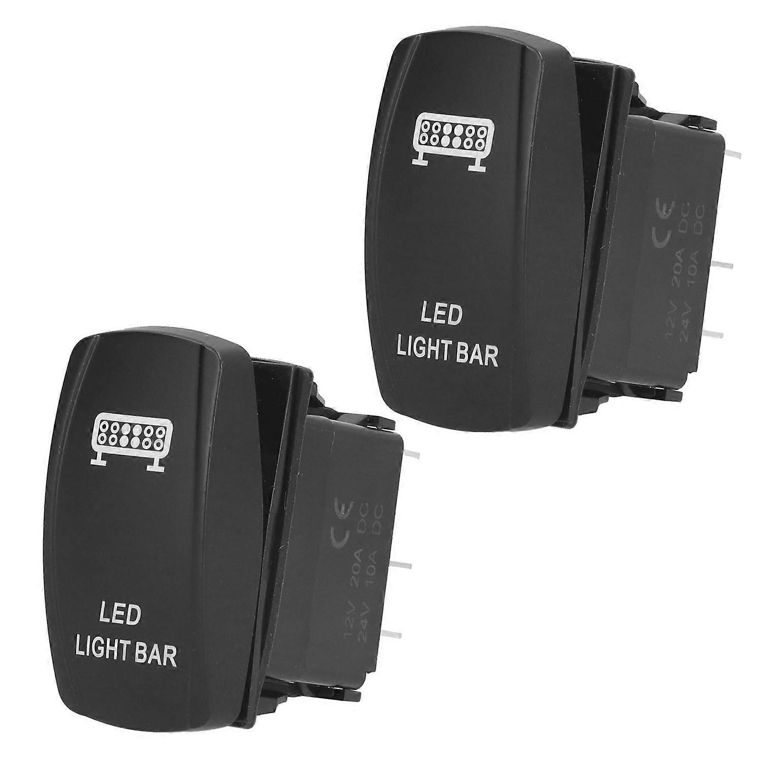 Stück Wasserdichte Kippschalter Ein/aus Für Pkw, Boote, Lkw, 5-polig, 12–24 V, Led-modell