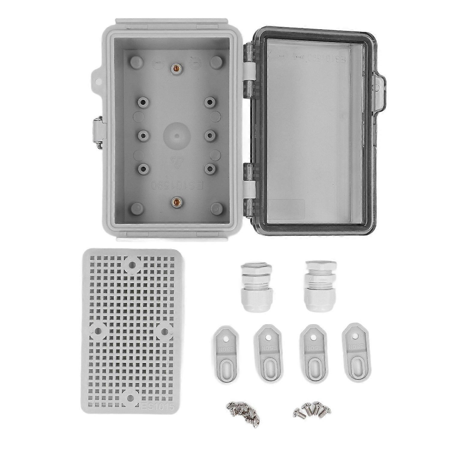 Verteilerkasten Mit Klappdeckel, Montageplatte, Halterungen, Ip67 Wasserdicht, Abs-kunststoff, Elektrisch