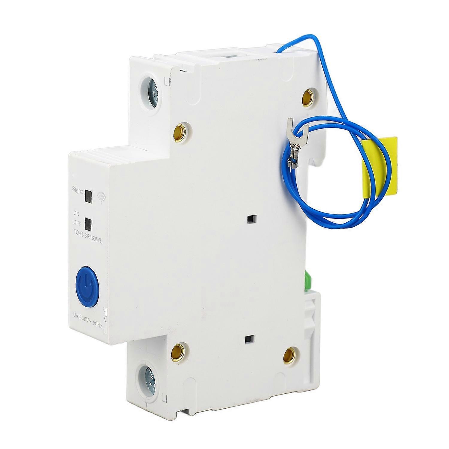 1p 230v Leitungsschutzschalter, App-fernsteuerung, Din-schiene, Pa66 Intelligenter Schalter, 2,4 Ghz Wlan-leitungsschutzschalter
