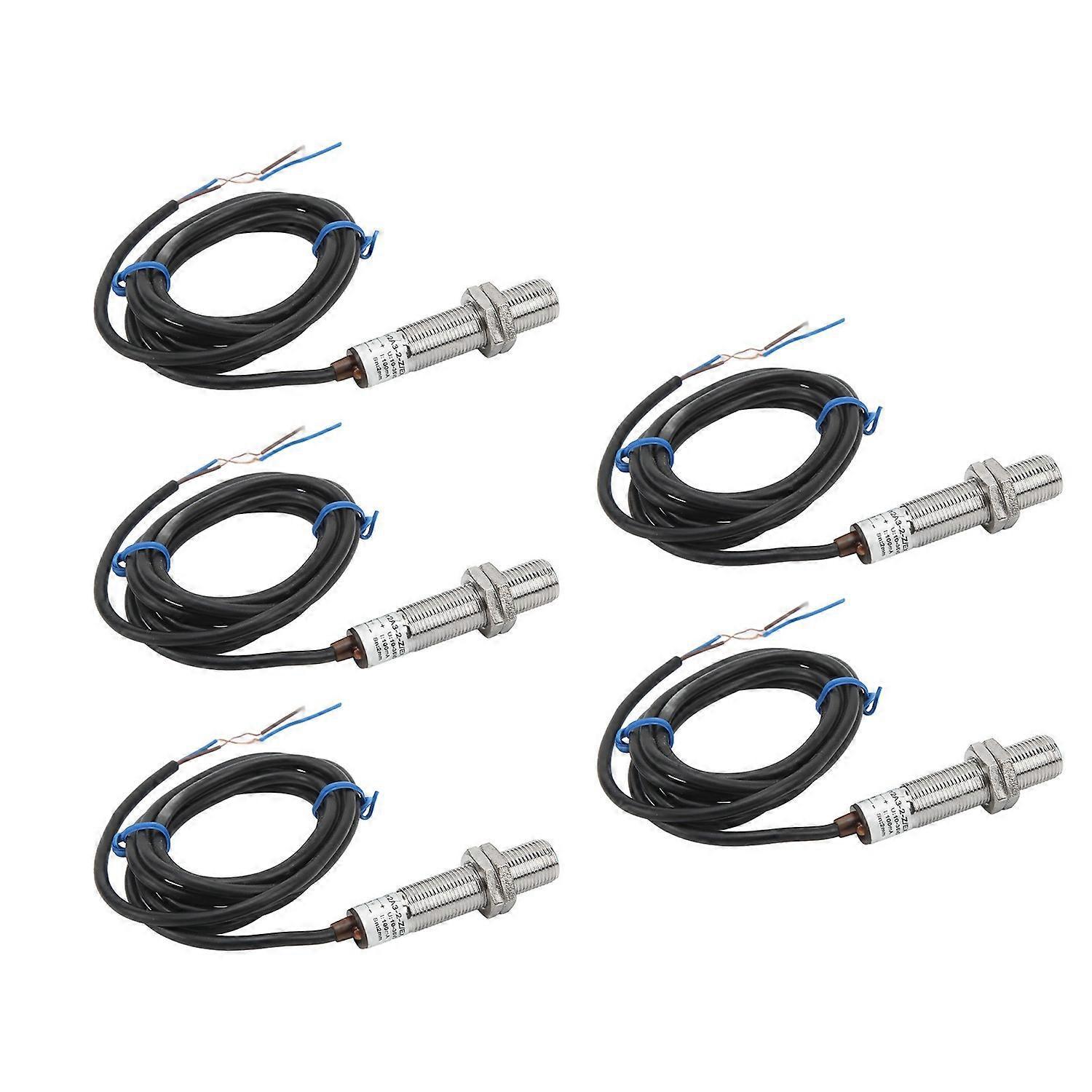 Stück Näherungssensoren, 2-adrig, Normalerweise Offen, M12x1, Annäherungsschalter, 10–36 V Dc, Zubehör