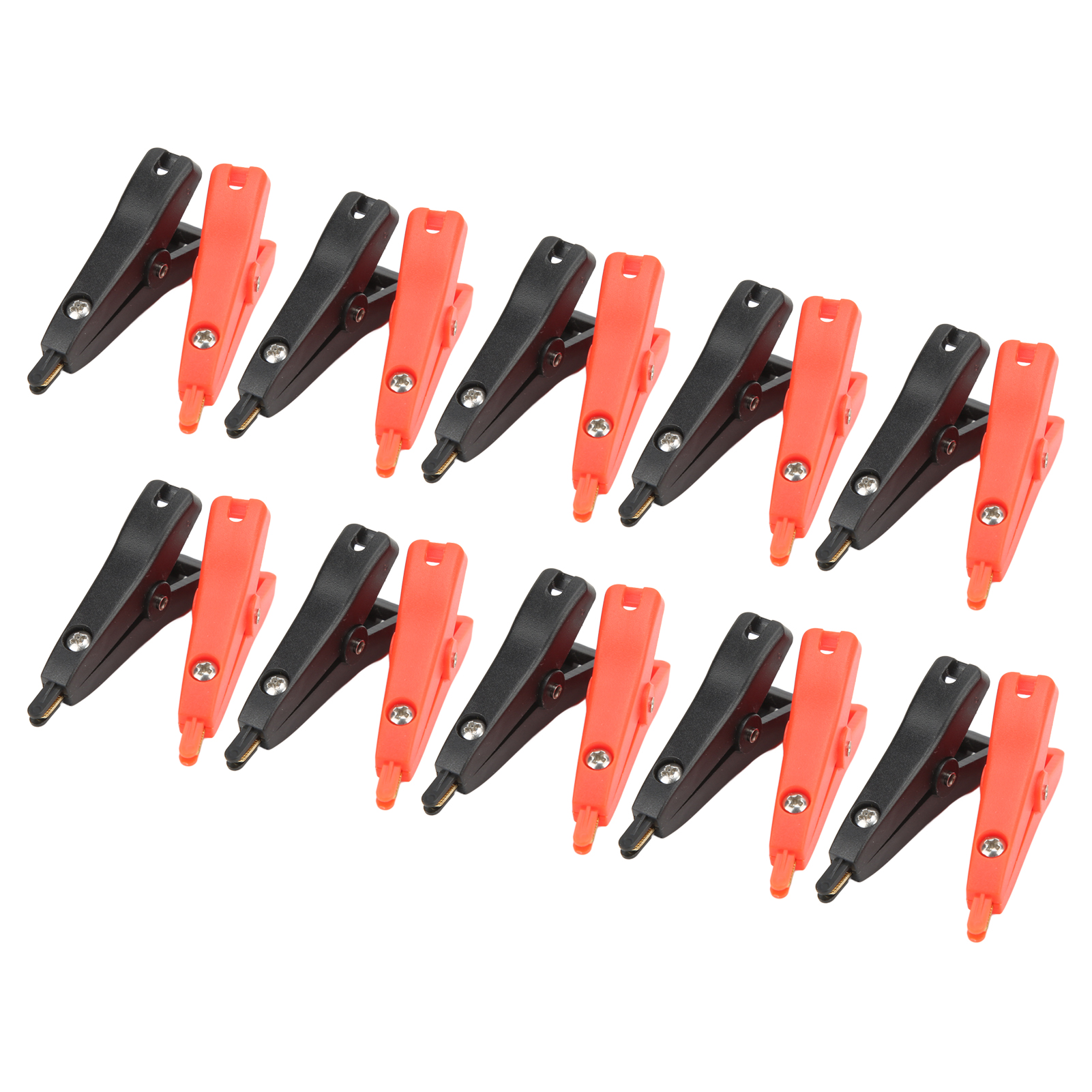10 Sets 10a Abs Isolierte Prüfklemmen, Elektrische Anschlussklemmen, Vergoldete Messingverbinder