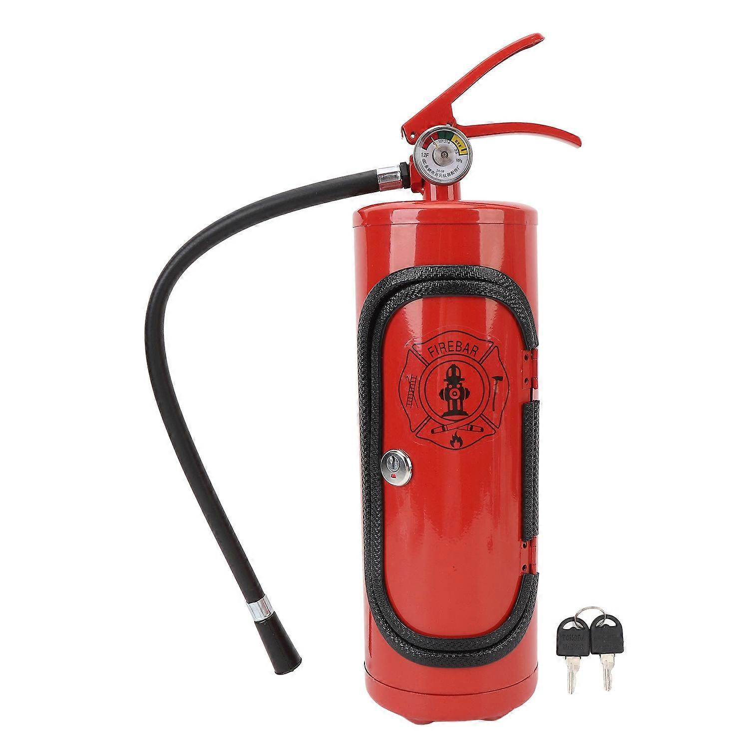 Feuerlöscher-weinhalter, Einzigartige Dekorative Weinaufbewahrungsbox Aus Eisen In Form Eines Feuerlöschers, Klein