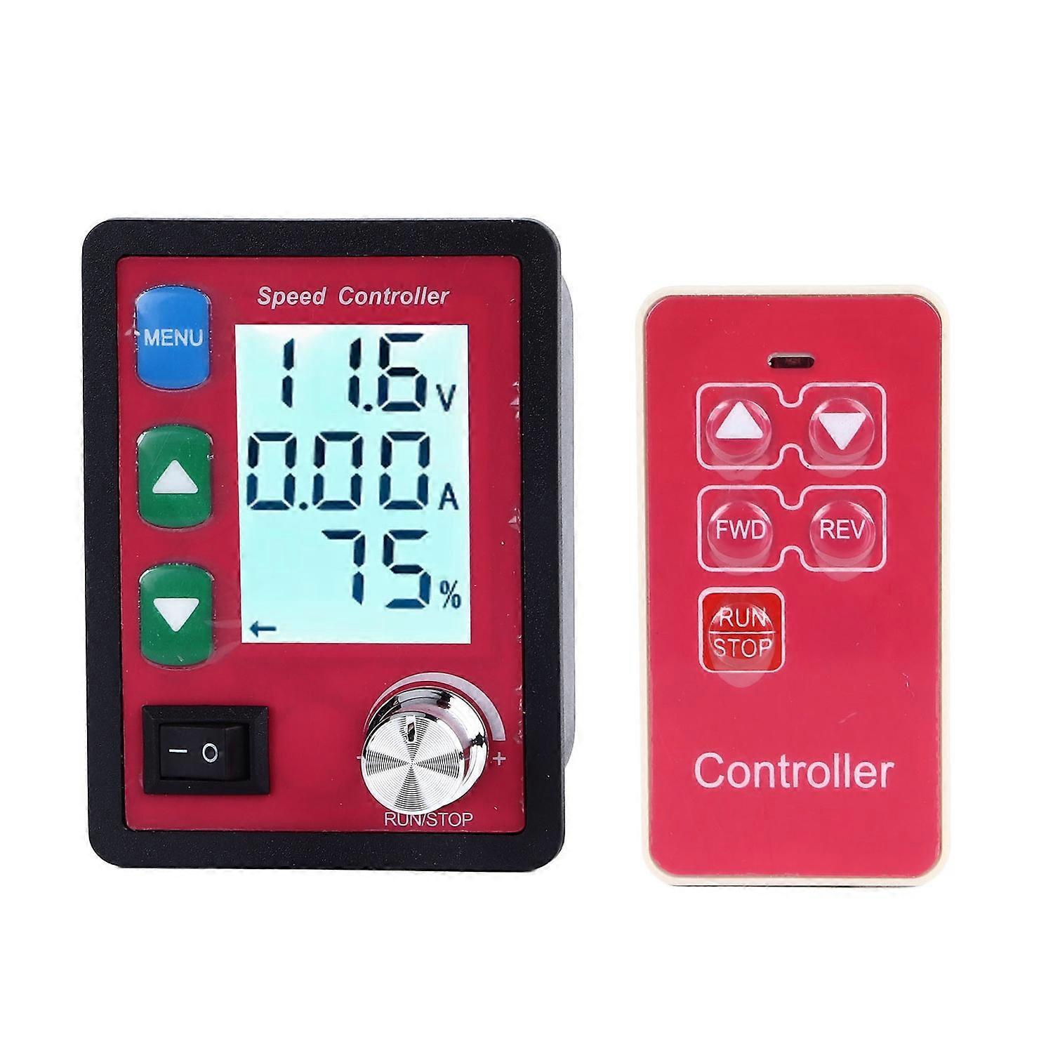 Motordrehzahlregler 15a Lcd-display Fernbedienung Motortreiber Drehzahlregler Mit Überlastschutz