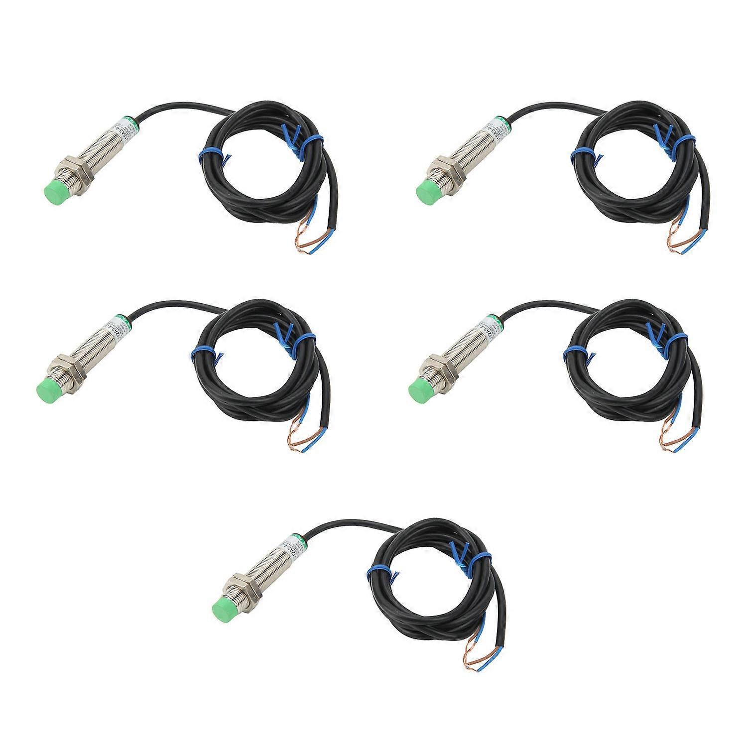 Stück Näherungsschalter M12x1, Näherungssensor Zur Distanzmessung, 2-adrig, Normalerweise Offen, 90–250 V Ac