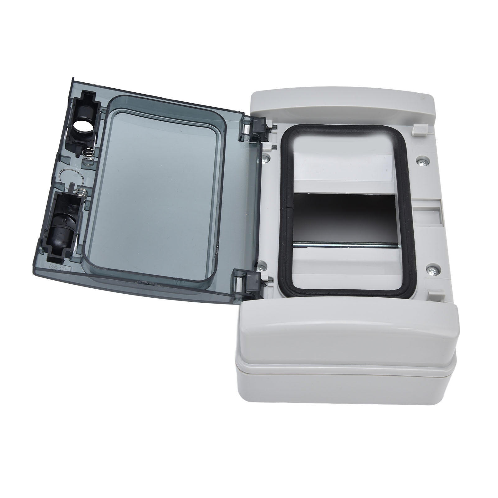 Ip65 Wasserdichter Verteilerkasten Mit 4-wege-din-schiene, Transparenter Abdeckung Und Anschlussschutzgehäuse