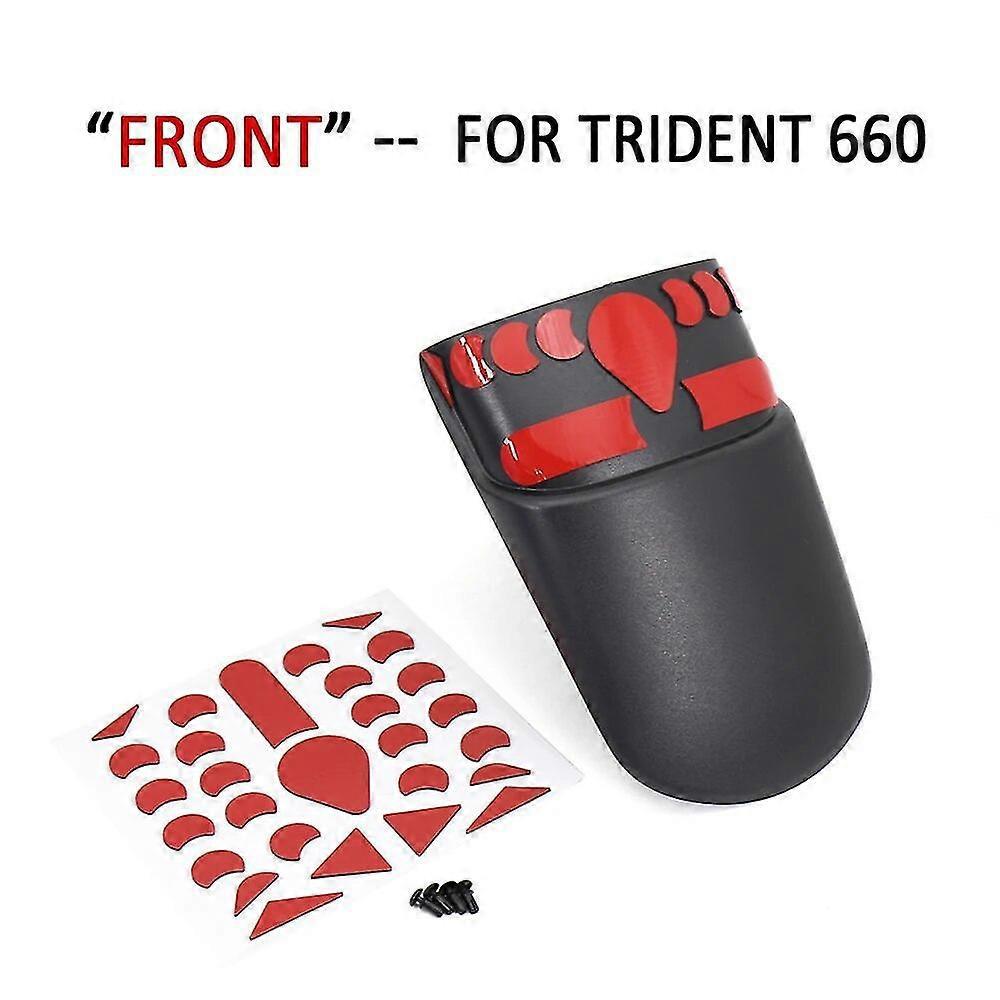Neu 2022 Für Trident 660 Trident660 Hinterradkotflügelverlängerung Motorrad Kotflügelverlängerung Spritzschutz Reifenabdeckung--vorderradkotflügel