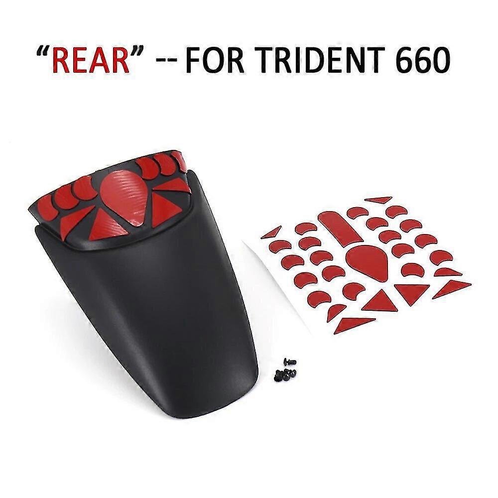 Neu 2022 2022 Für Trident 660 Trident660 Hinterradkotflügelverlängerung Motorrad Kotflügelverlängerung Spritzschutz Reifenabdeckung--hinterradkotflügel
