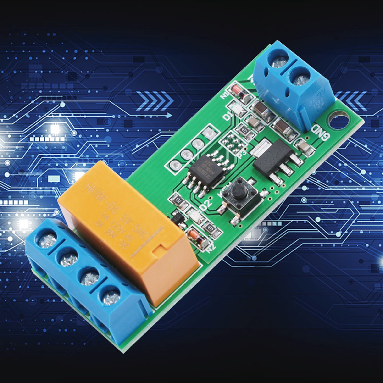 Dc 5/6/9/12v Motor-verpolungsschutzmodul Mit Einstellbarer Verzögerungszeit, 2a Ansteuerstrom