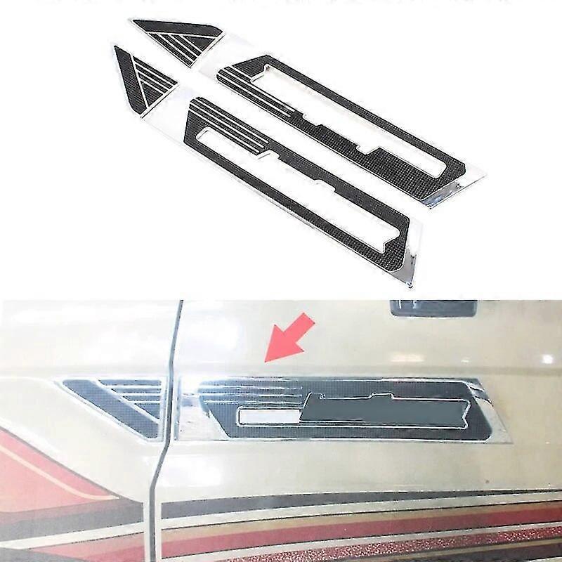 Chrom-autozubehör Seitenkotflügel Kratzschutz-panel-aufkleber Zierleiste Für Toyota Land Cruiser Lc76 Lc77 Lc78 Lc79 Fj70 Fj76--