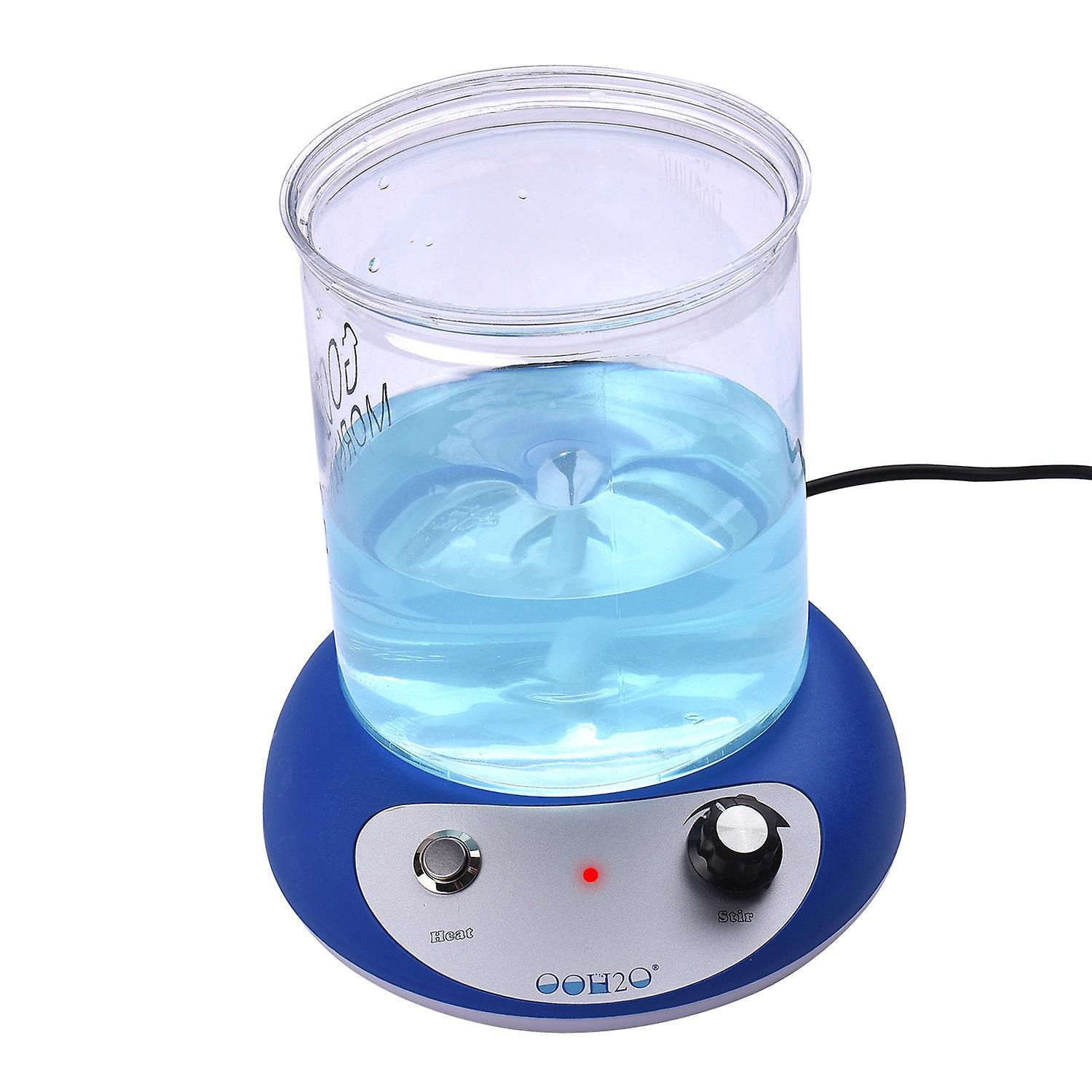Mini-magnetrührer Mit Heizplatte, Rührgeschwindigkeit Einstellbar, Mit Rührstab, 2000 Ml