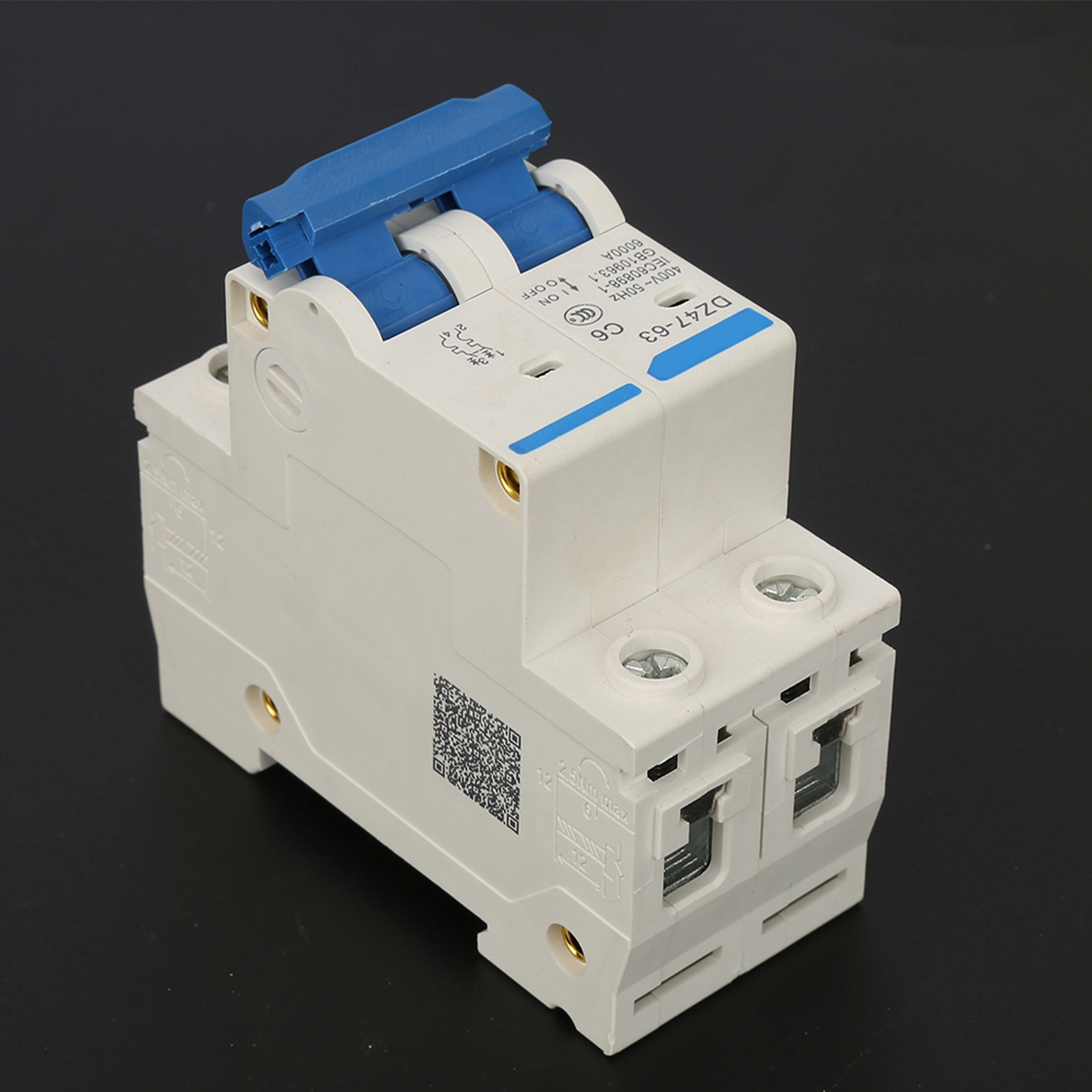 Dz47-63 2-poliger Mini-leistungsschalter, Trennschalter, 400 V Ac (6 A)