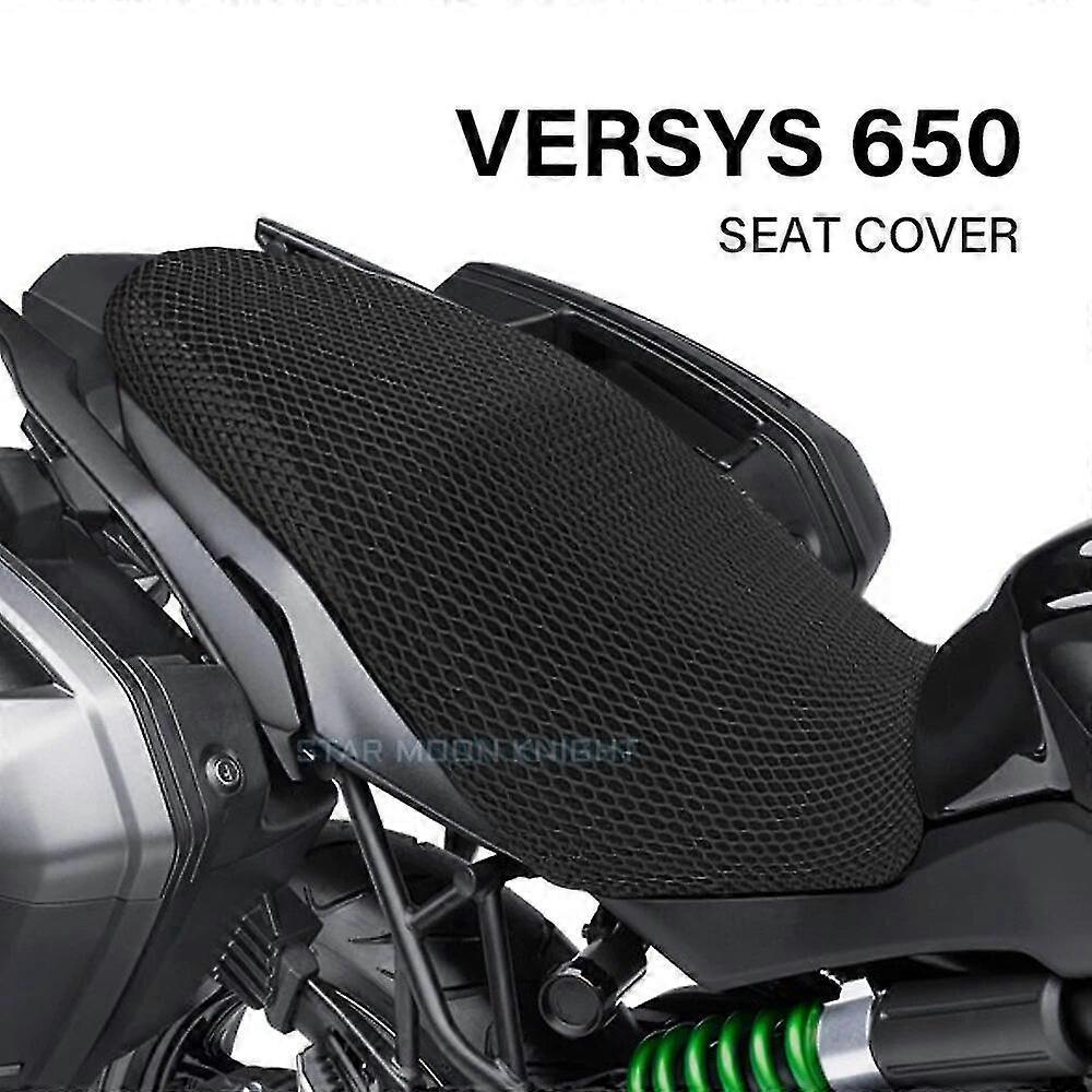 Motorrad-sitzbezug Mit Schutzkissen, Passend Für Kawasaki Versys 650, Versys650 Stoff-sattelsitzbezug-zubehör