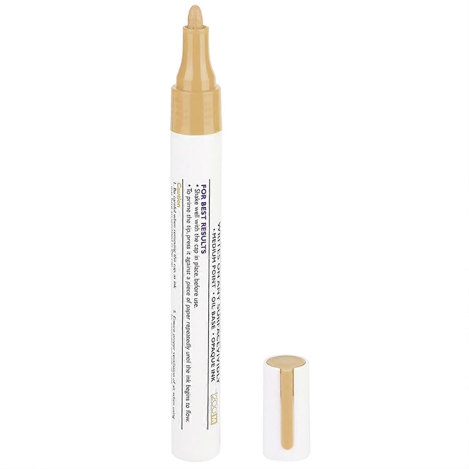 1 Stück Wasserfester Professioneller Auto-reifenlackstift (gold)